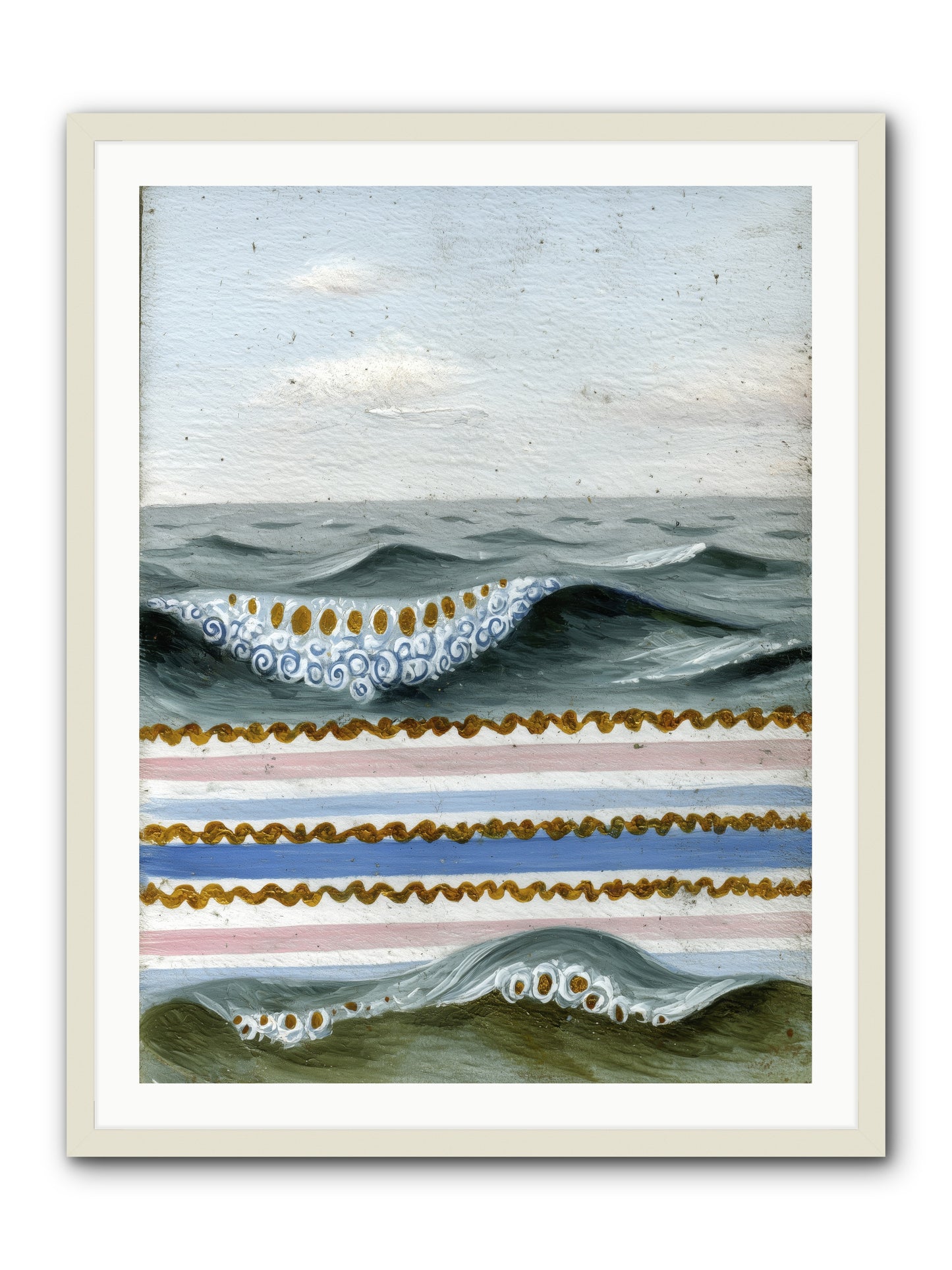 Daybreak Dance -- Framed Print - White 30x40