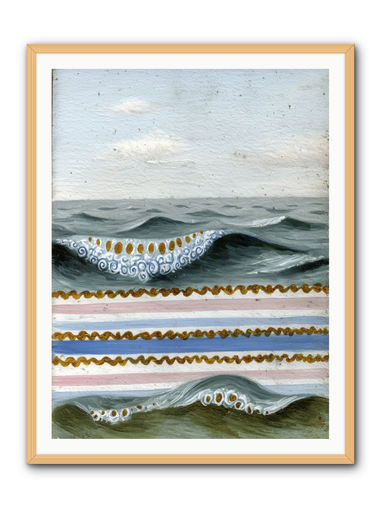 Daybreak Dance -- Framed Print - Natural 36x48
