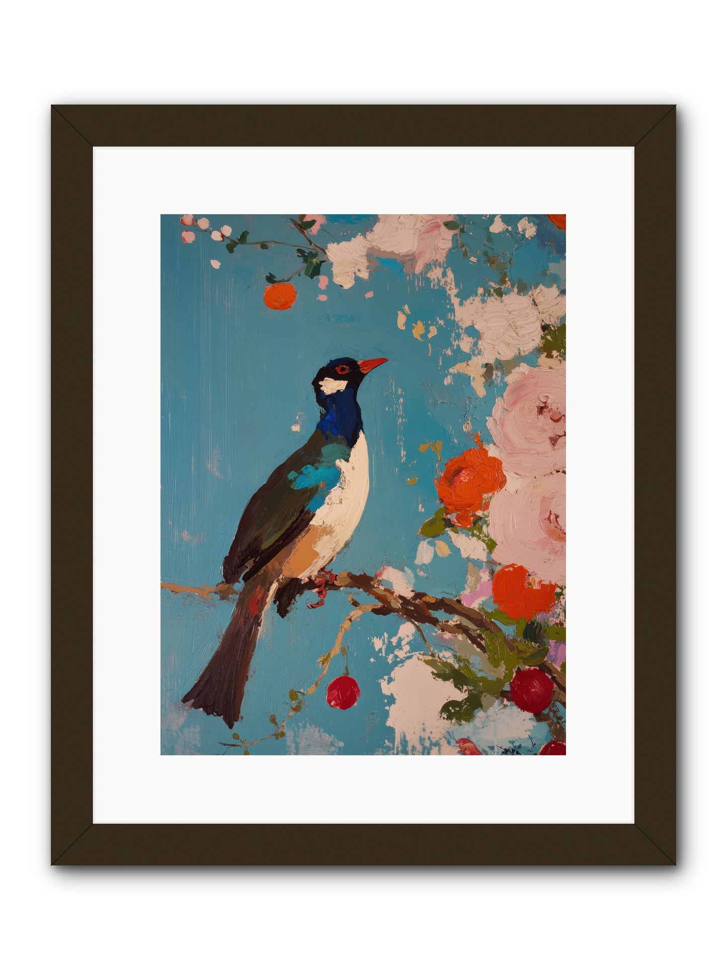 Daybreak Troubadour -- Framed Print - Black 12x16