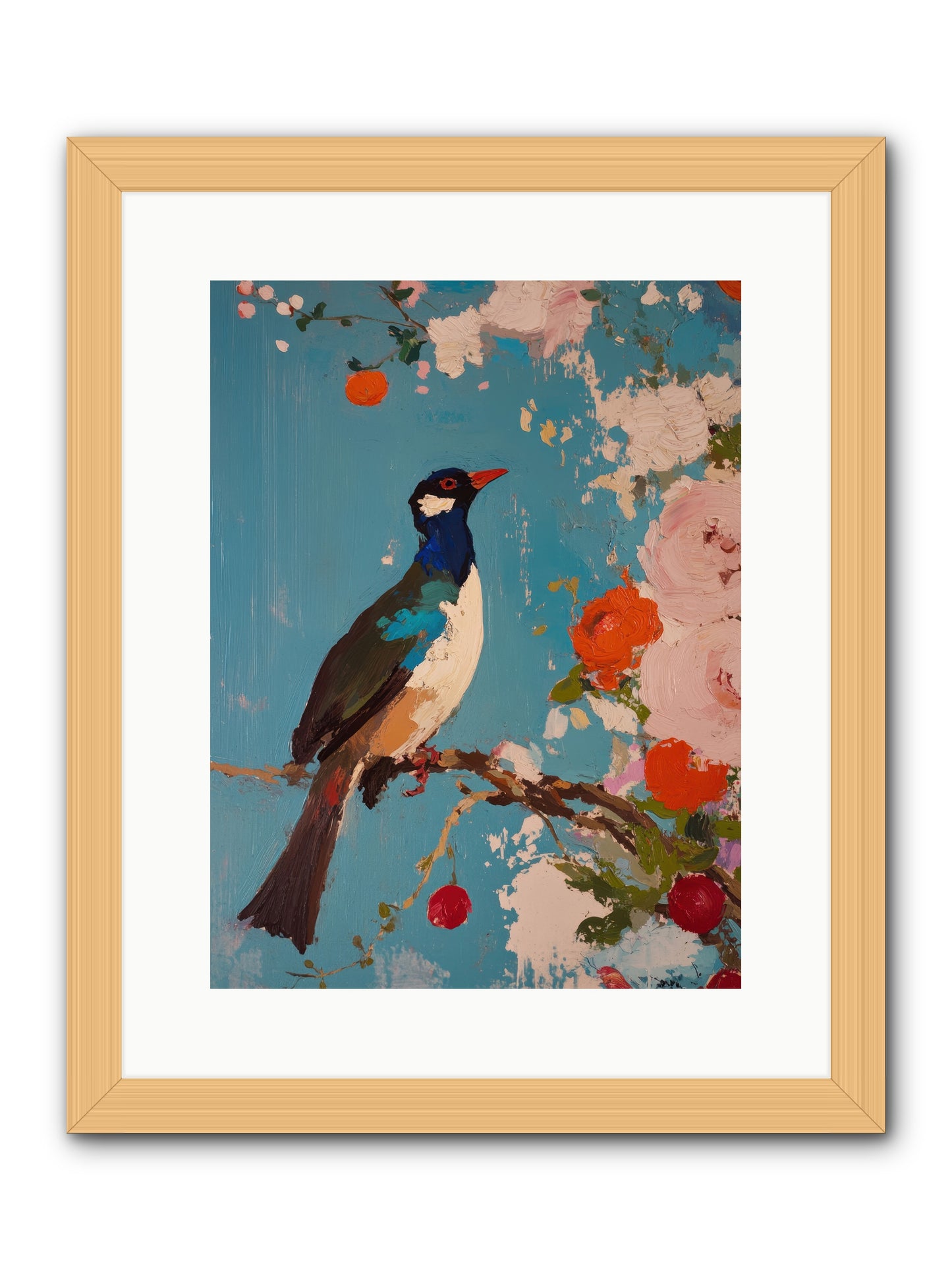 Daybreak Troubadour -- Framed Print - Natural 12x16