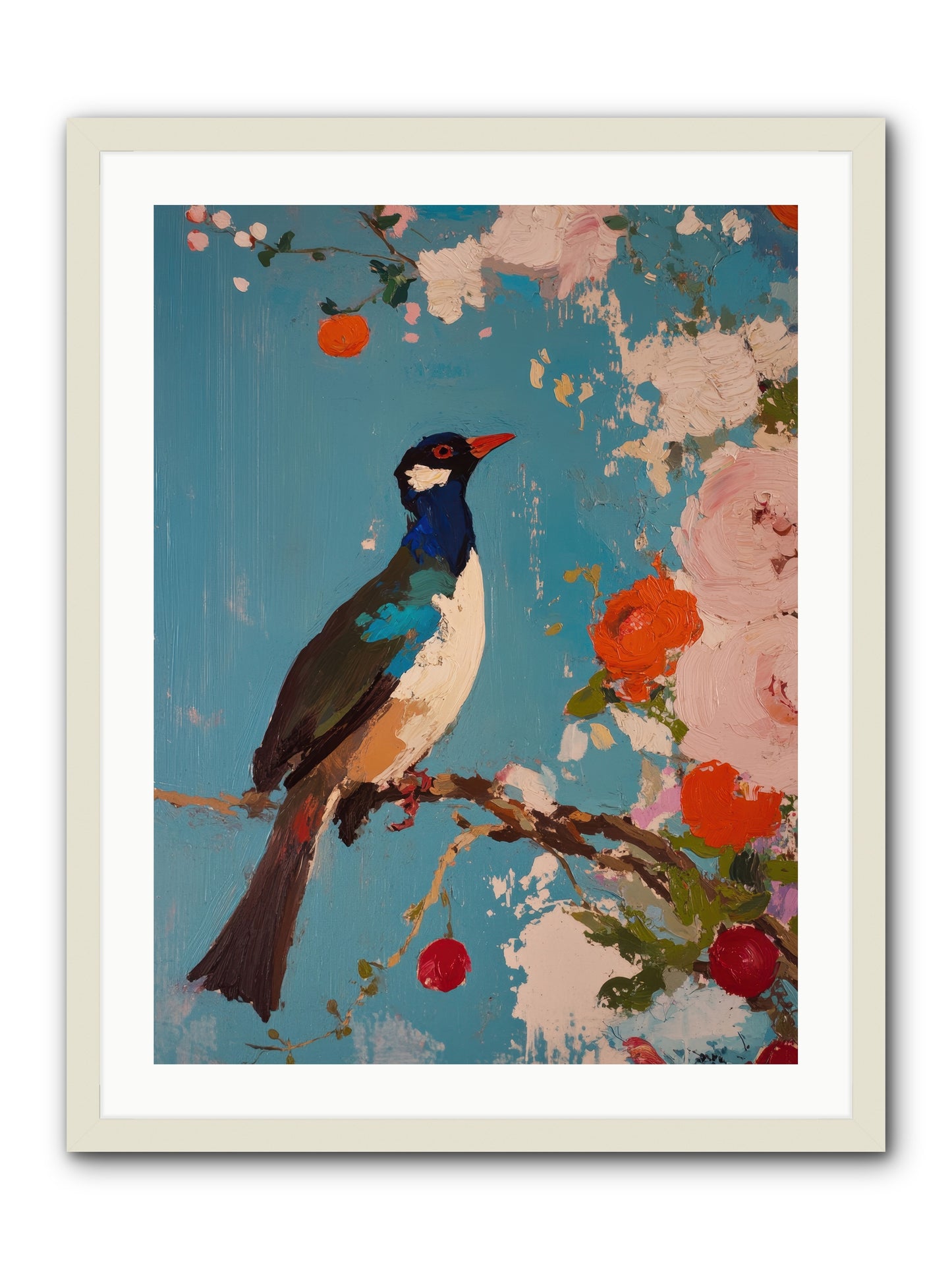 Daybreak Troubadour -- Framed Print - White 24x32