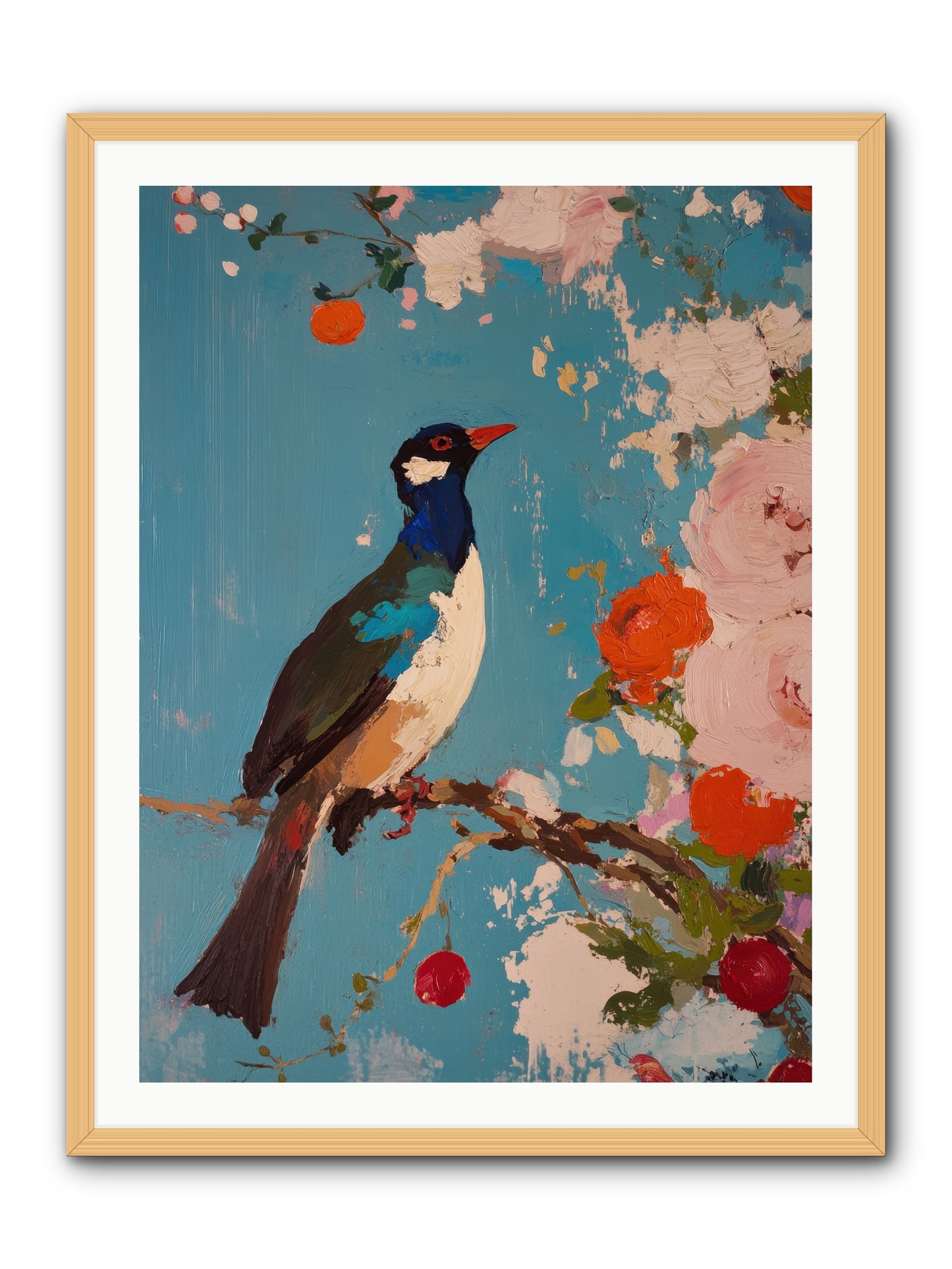 Daybreak Troubadour -- Framed Print - Natural 30x40
