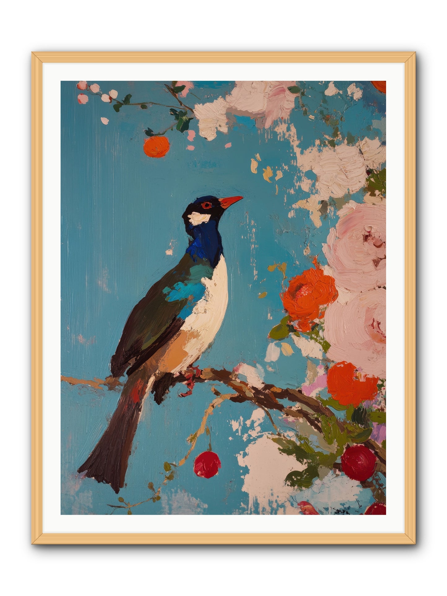 Daybreak Troubadour -- Framed Print - Natural 36x48