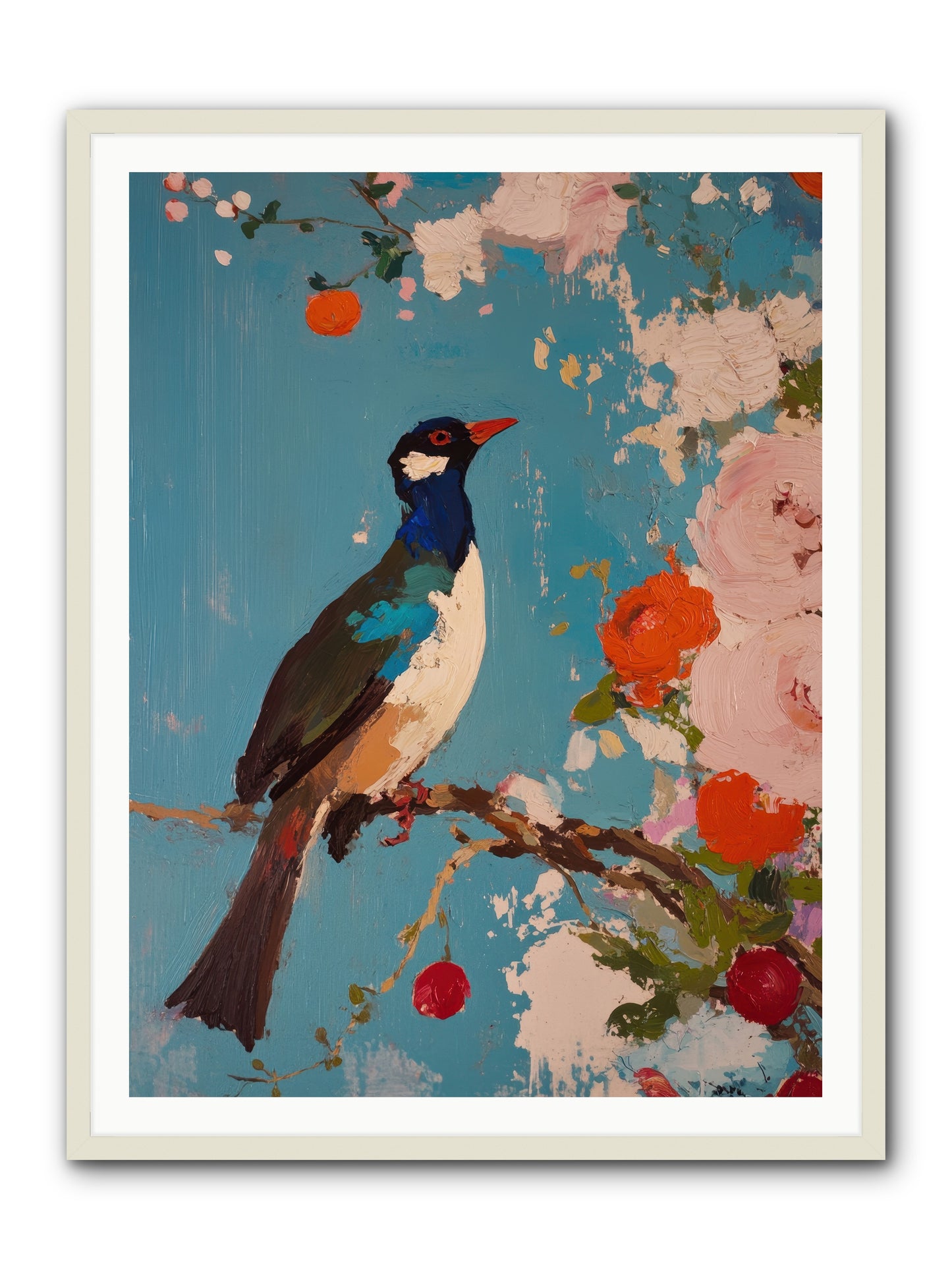 Daybreak Troubadour -- Framed Print - White 36x48