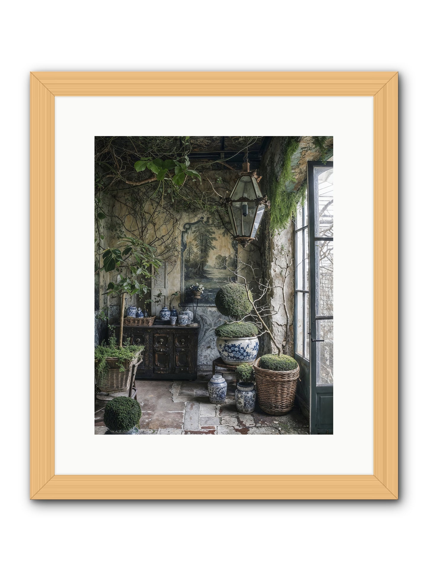 Dayspring Praise -- Framed Print - Natural 12x15