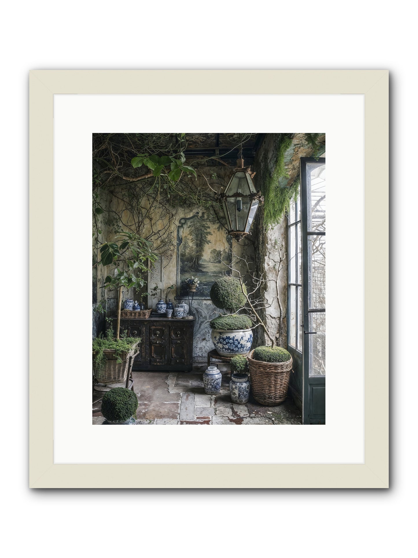 Dayspring Praise -- Framed Print - White 12x15