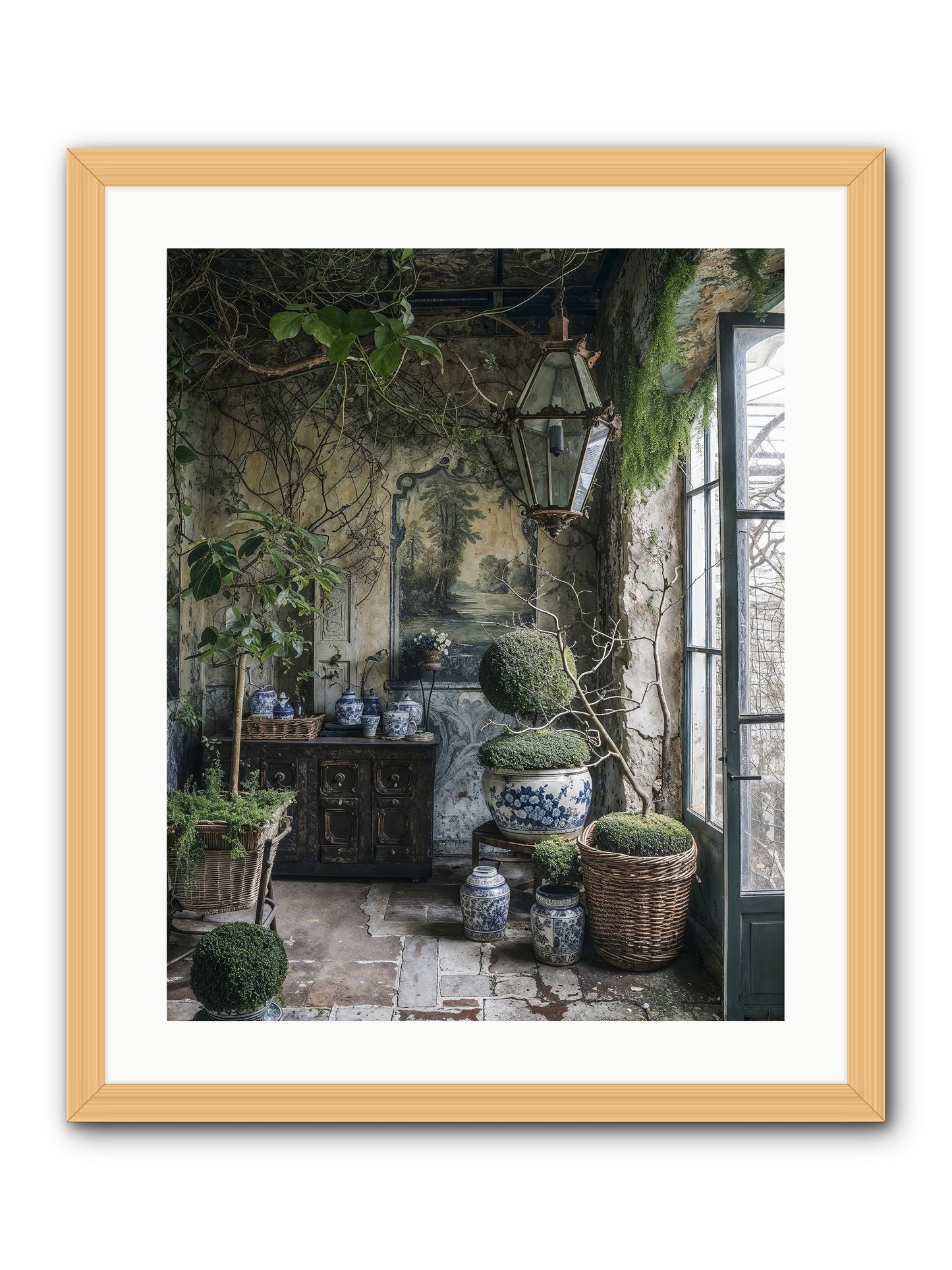 Dayspring Praise -- Framed Print - Natural 20x25