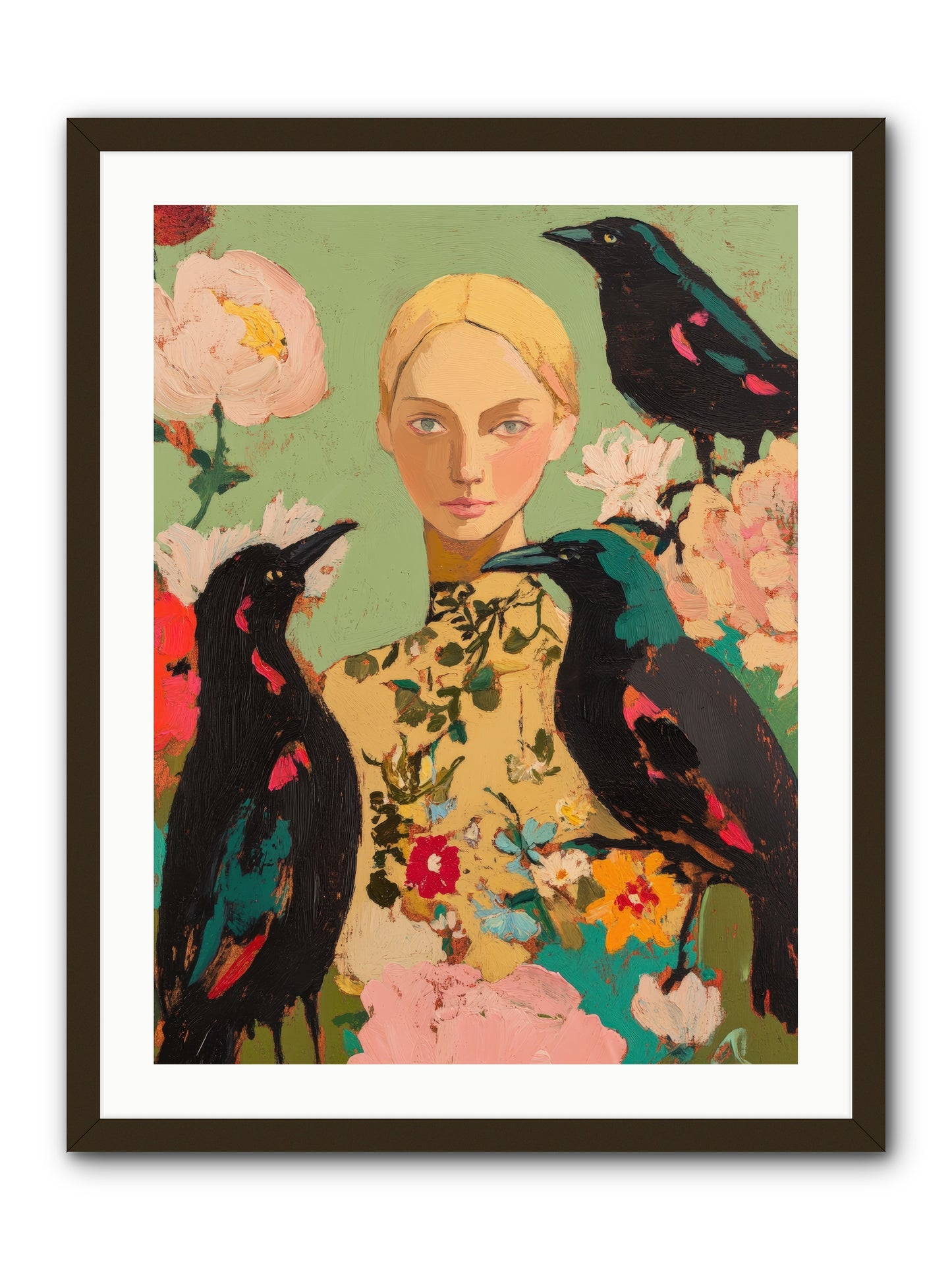 Dazzle Charade-REZ -- Framed Print - Black 24x32