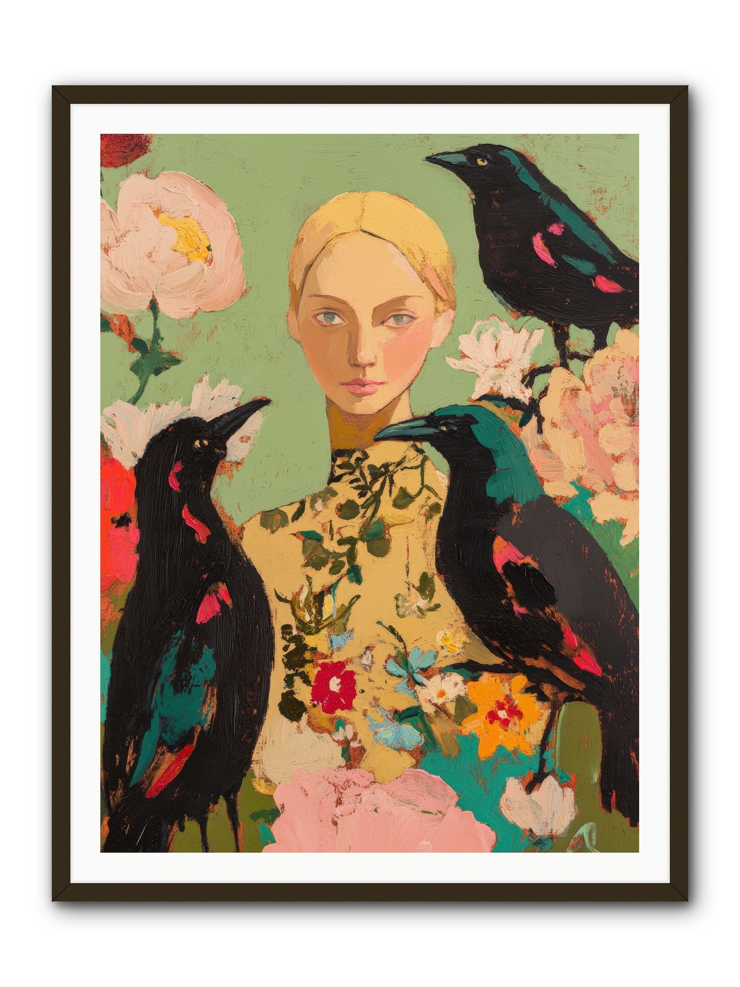 Dazzle Charade-REZ -- Framed Print - Black 36x48