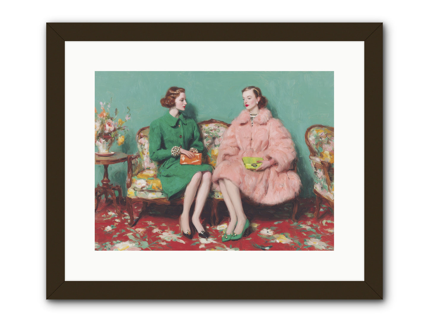 Dear Clement Court-REZ -- Framed Print - Black 16x12