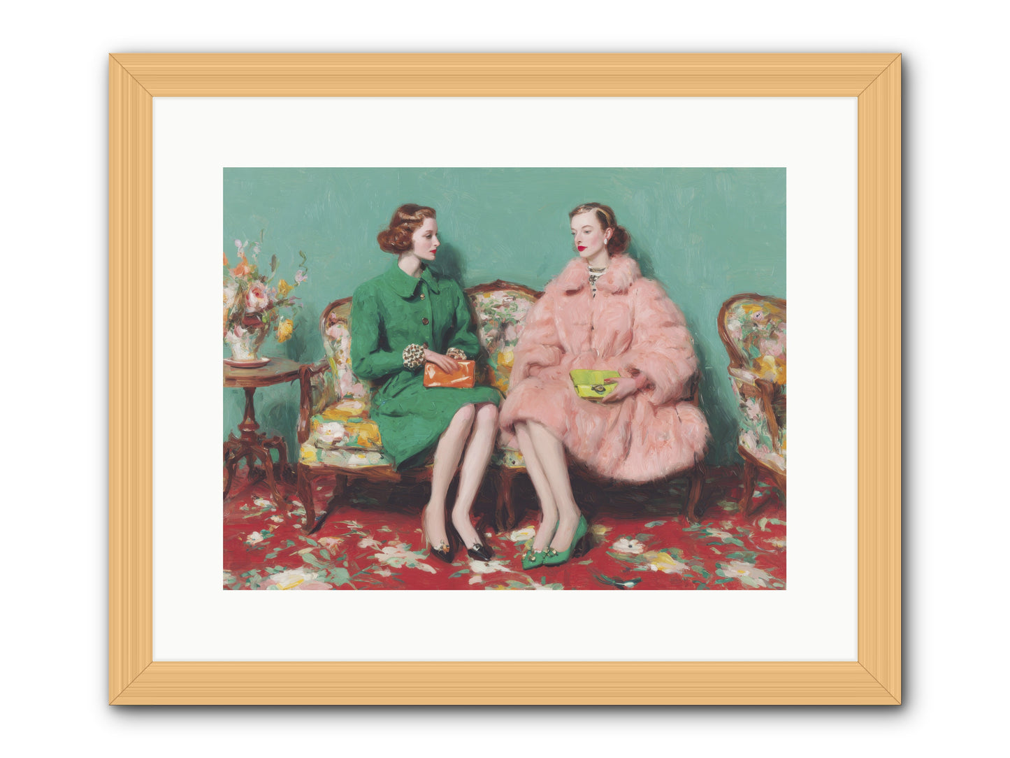 Dear Clement Court-REZ -- Framed Print - Natural 16x12