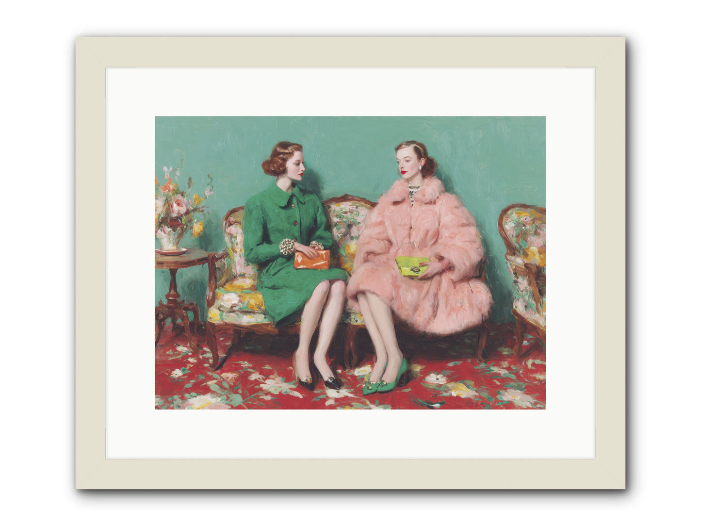 Dear Clement Court-REZ -- Framed Print - White 16x12