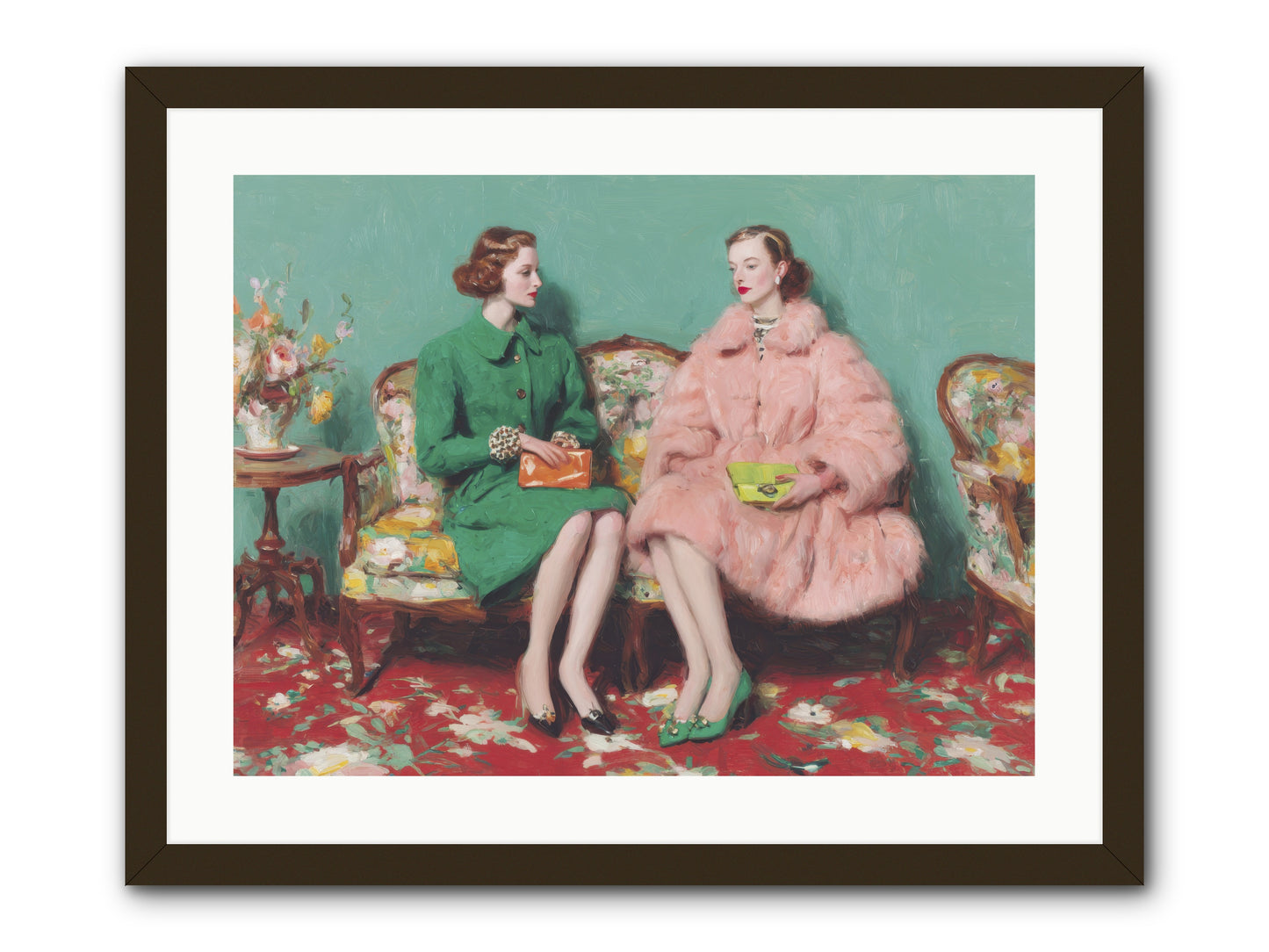 Dear Clement Court-REZ -- Framed Print - Black 24x18