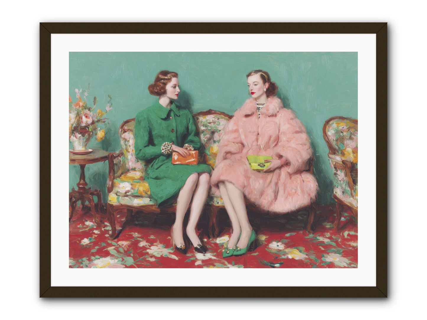 Dear Clement Court-REZ -- Framed Print - Black 32x24