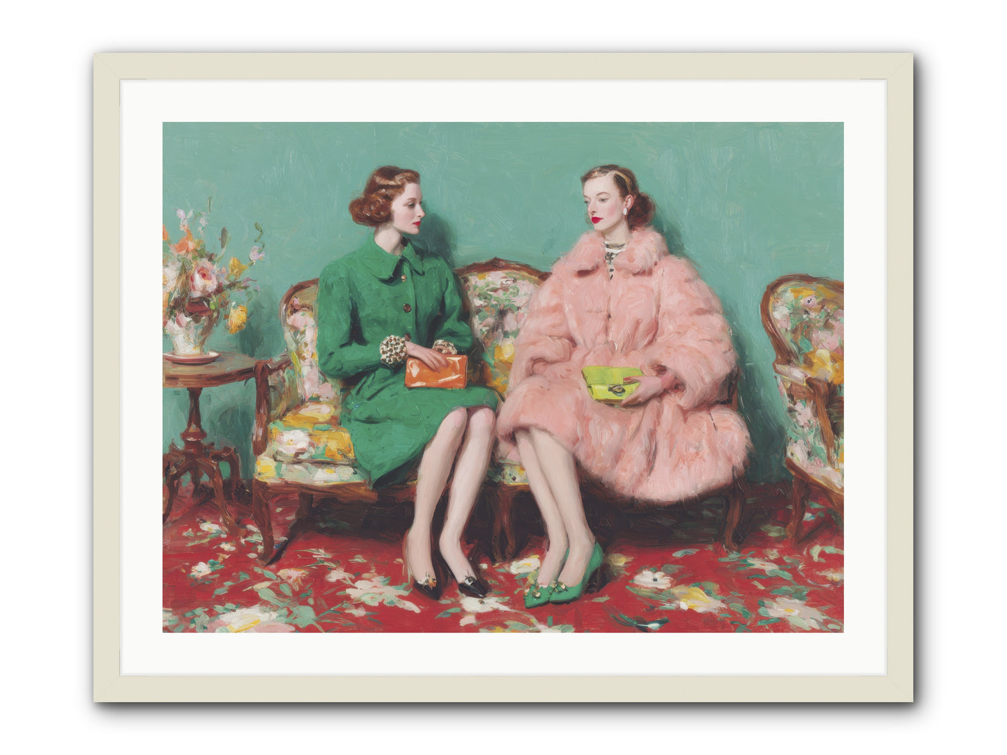 Dear Clement Court-REZ -- Framed Print - White 32x24