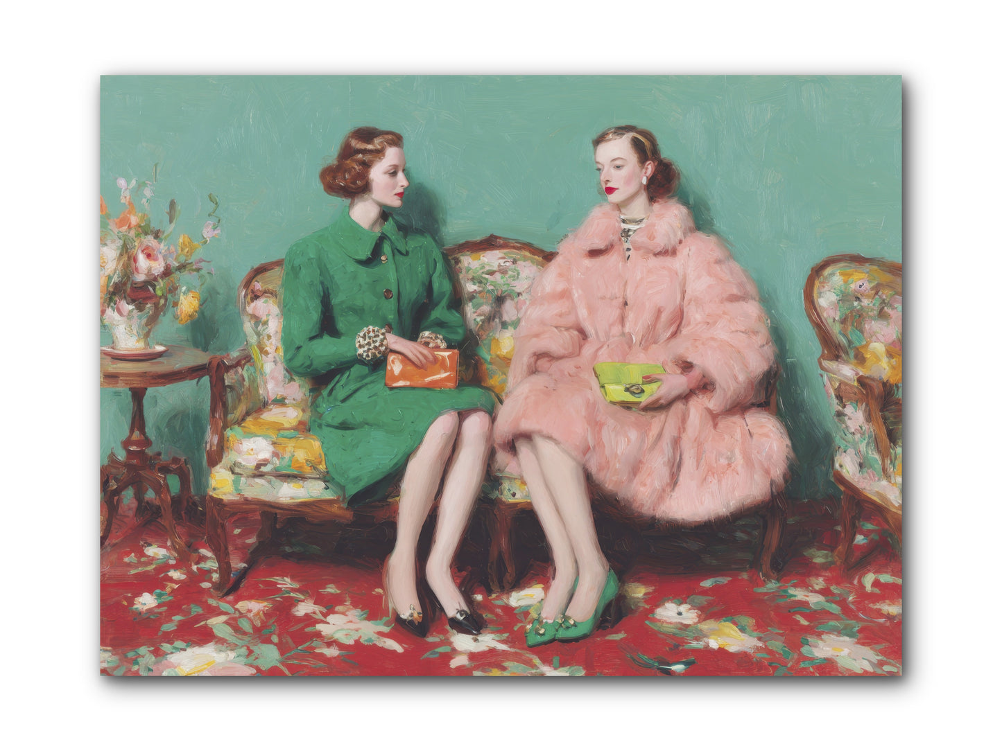 Dear Clement Court-REZ -- Wrapped Canvas 12x9