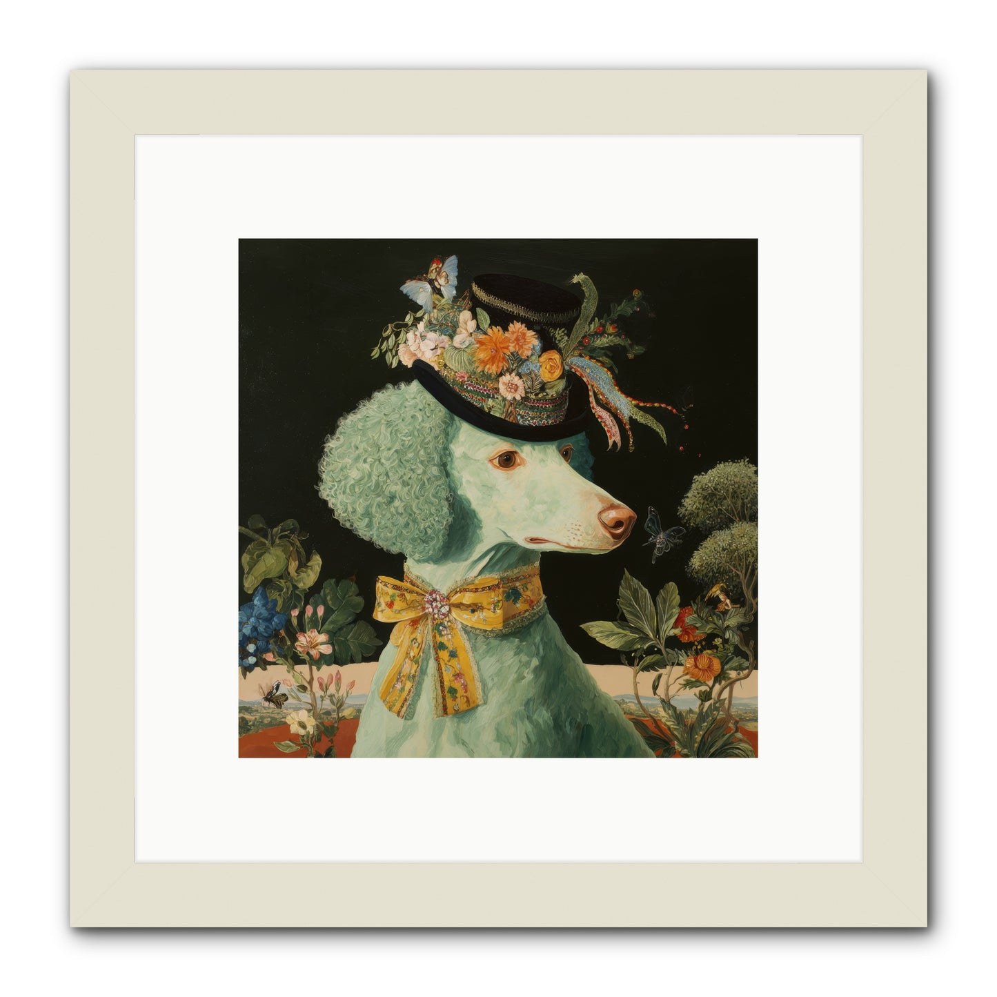Dearly Spoken -- Framed Print - White 10x10