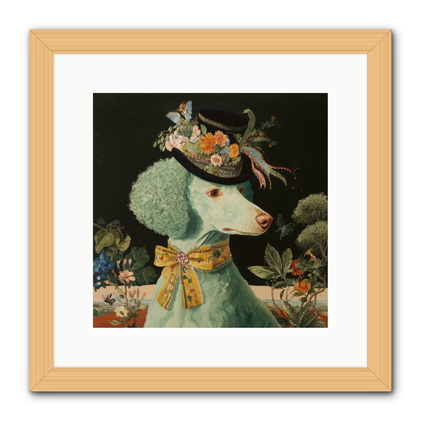 Dearly Spoken -- Framed Print - Natural 12x12