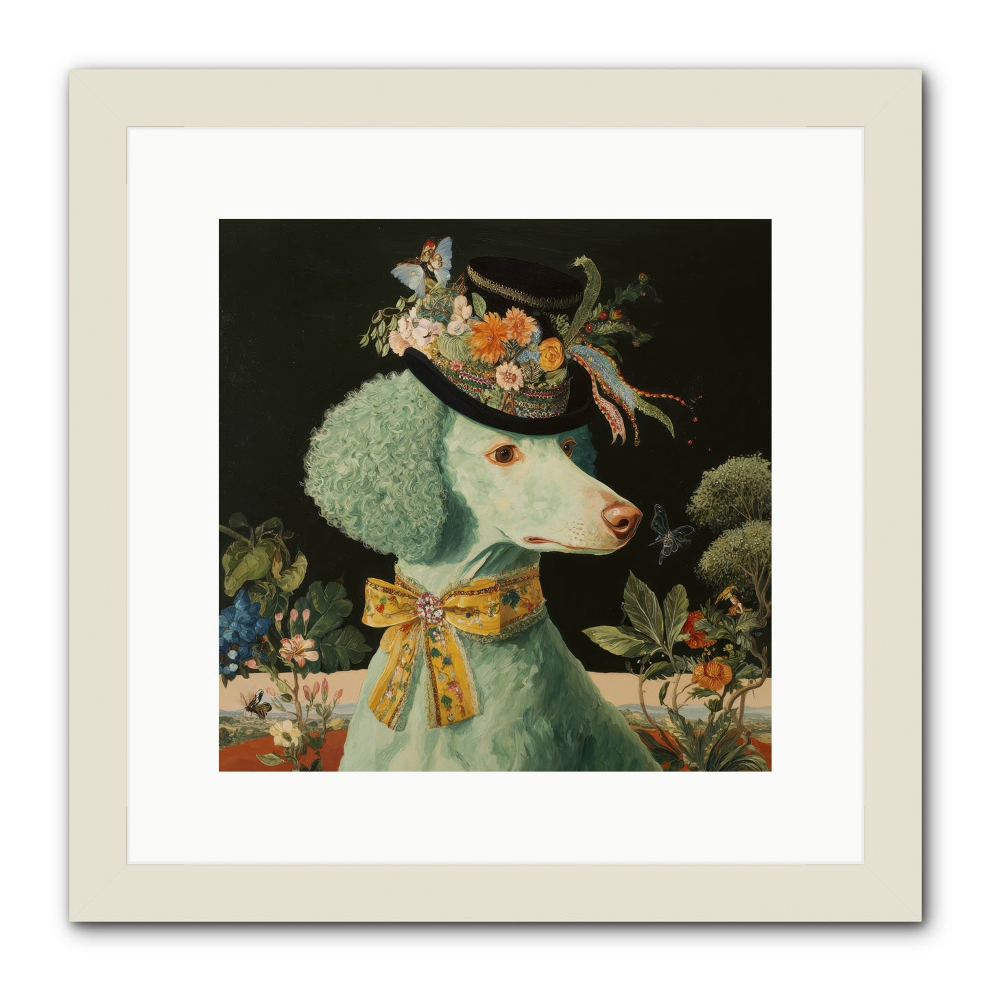Dearly Spoken -- Framed Print - White 12x12
