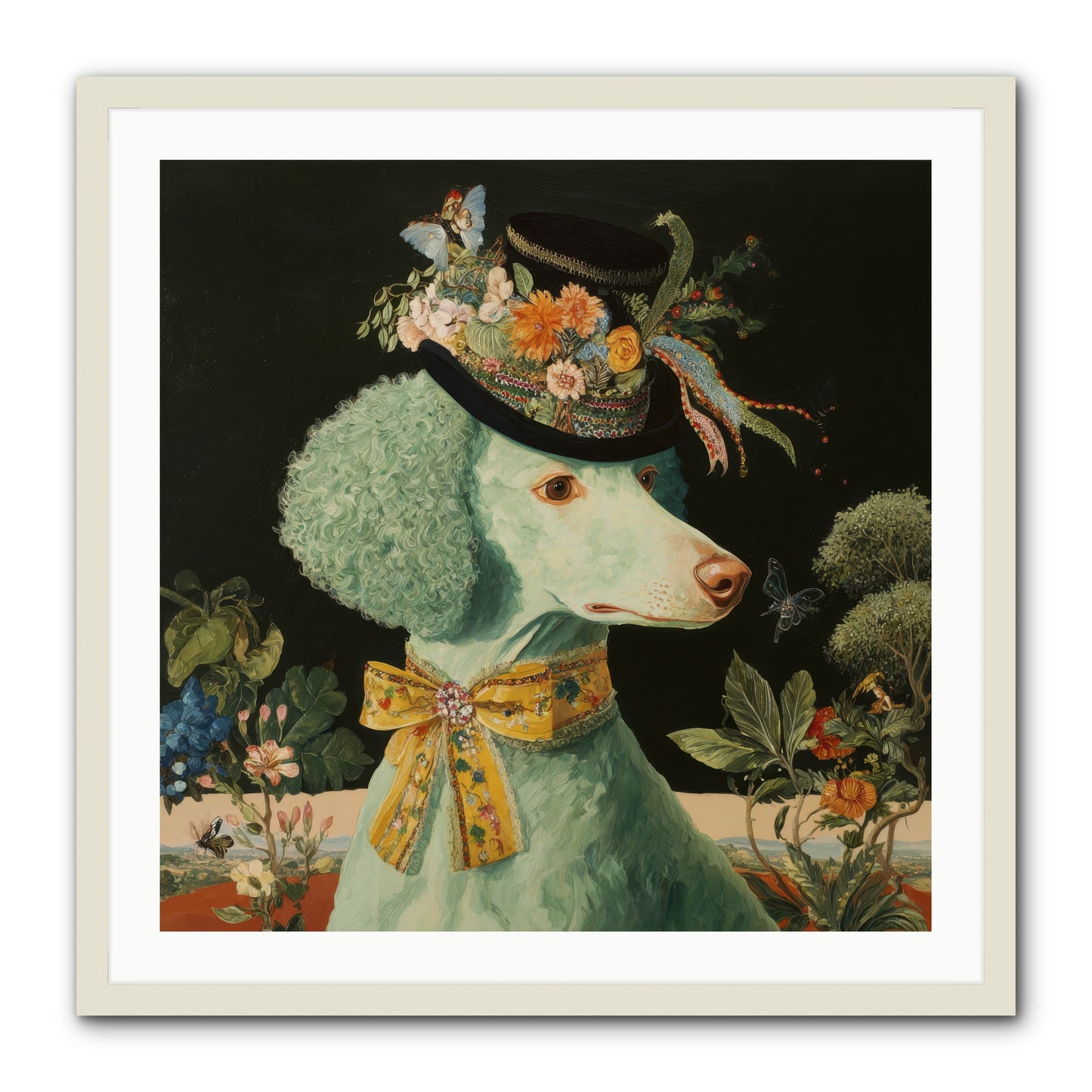 Dearly Spoken -- Framed Print - White 30x30