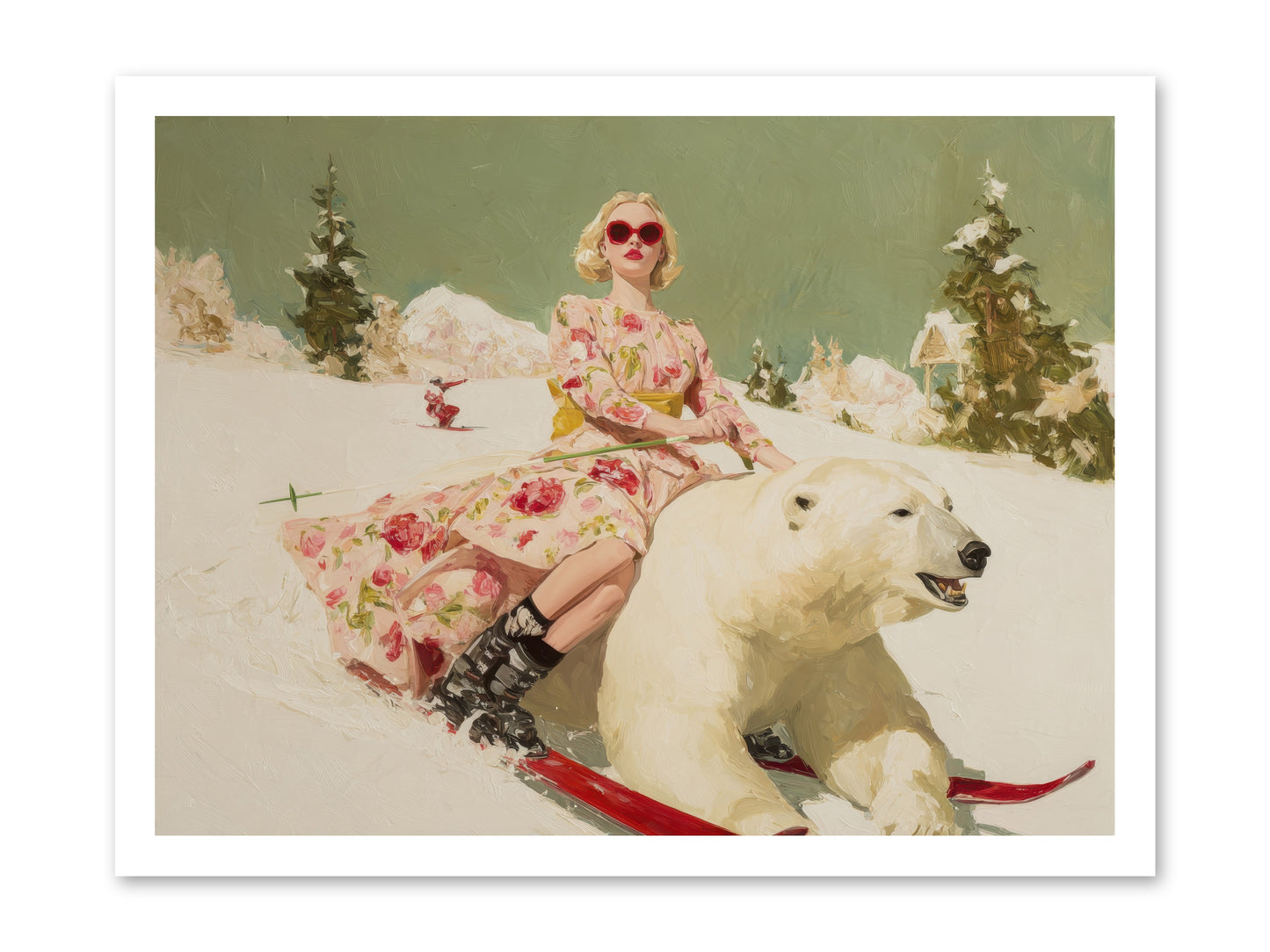 December’s Gilded Edge-REZ -- Loose Canvas Print 24x18