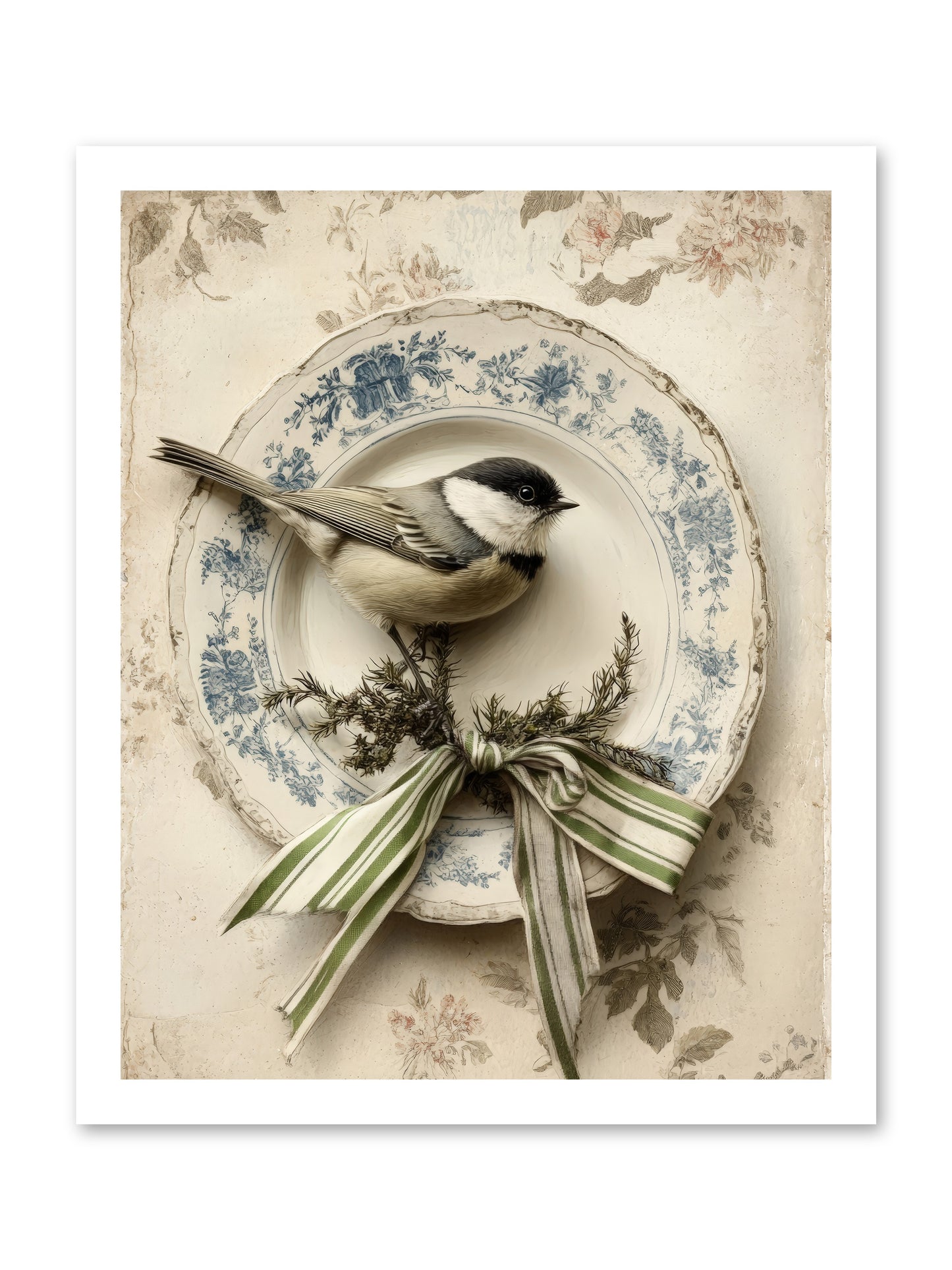 December's Dapper Guest -- Paper Print 16x20