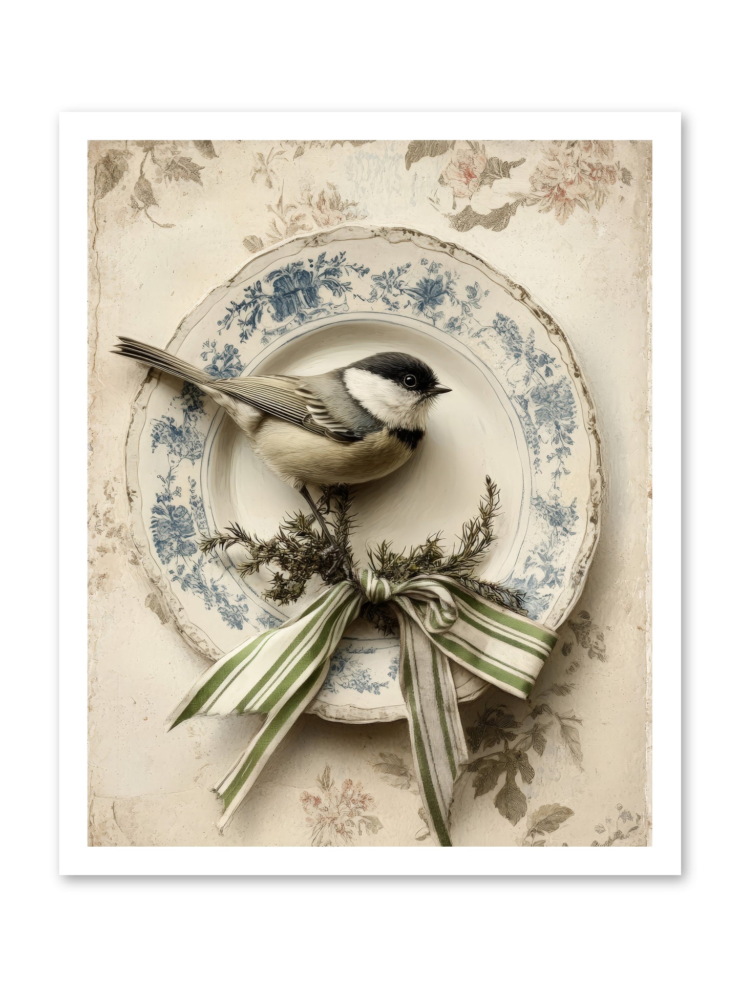 December's Dapper Guest -- Paper Print 20x25
