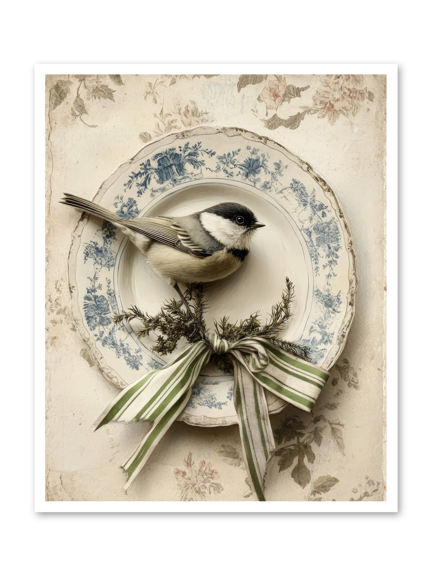 December's Dapper Guest -- Loose Canvas Print 32x40