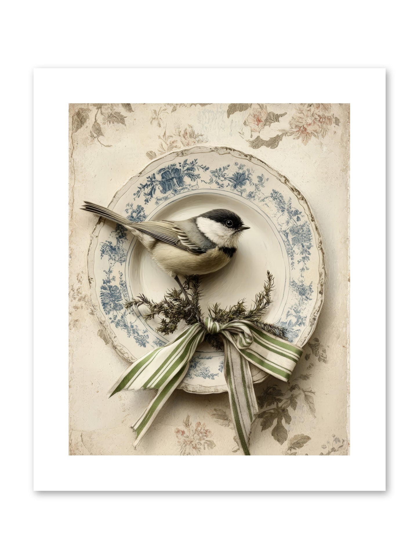 December's Dapper Guest -- Paper Print 8x10
