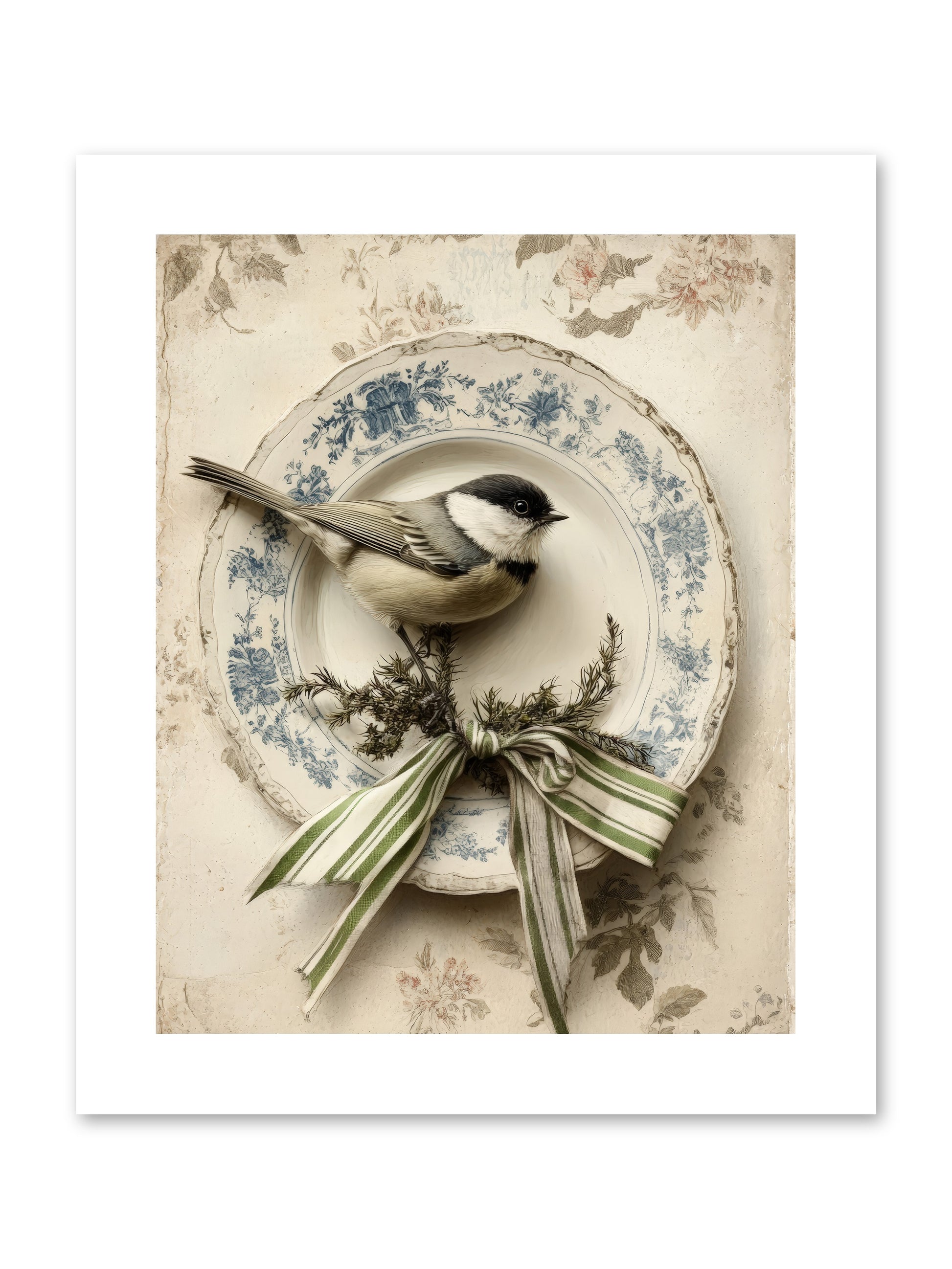 December's Dapper Guest -- Paper Print 8x10