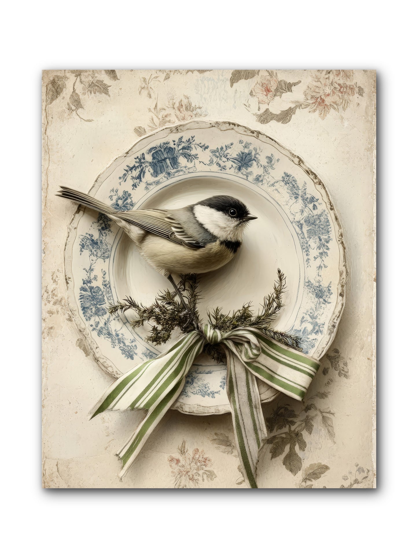 December's Dapper Guest -- Wrapped Canvas 8x10