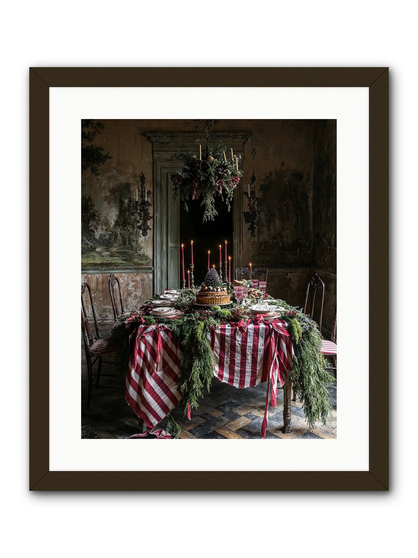 December's Grand Soirée -- Framed Print - Black 16x20