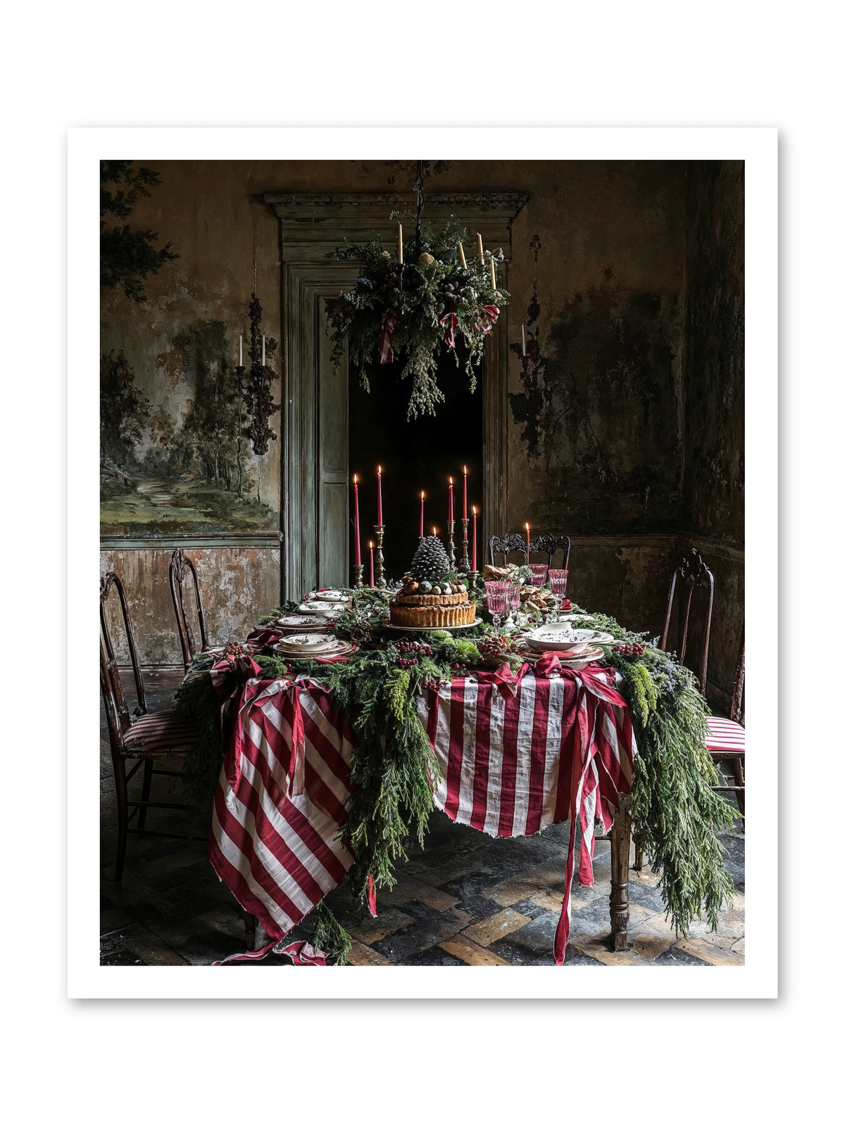 December's Grand Soirée -- Paper Print 20x25