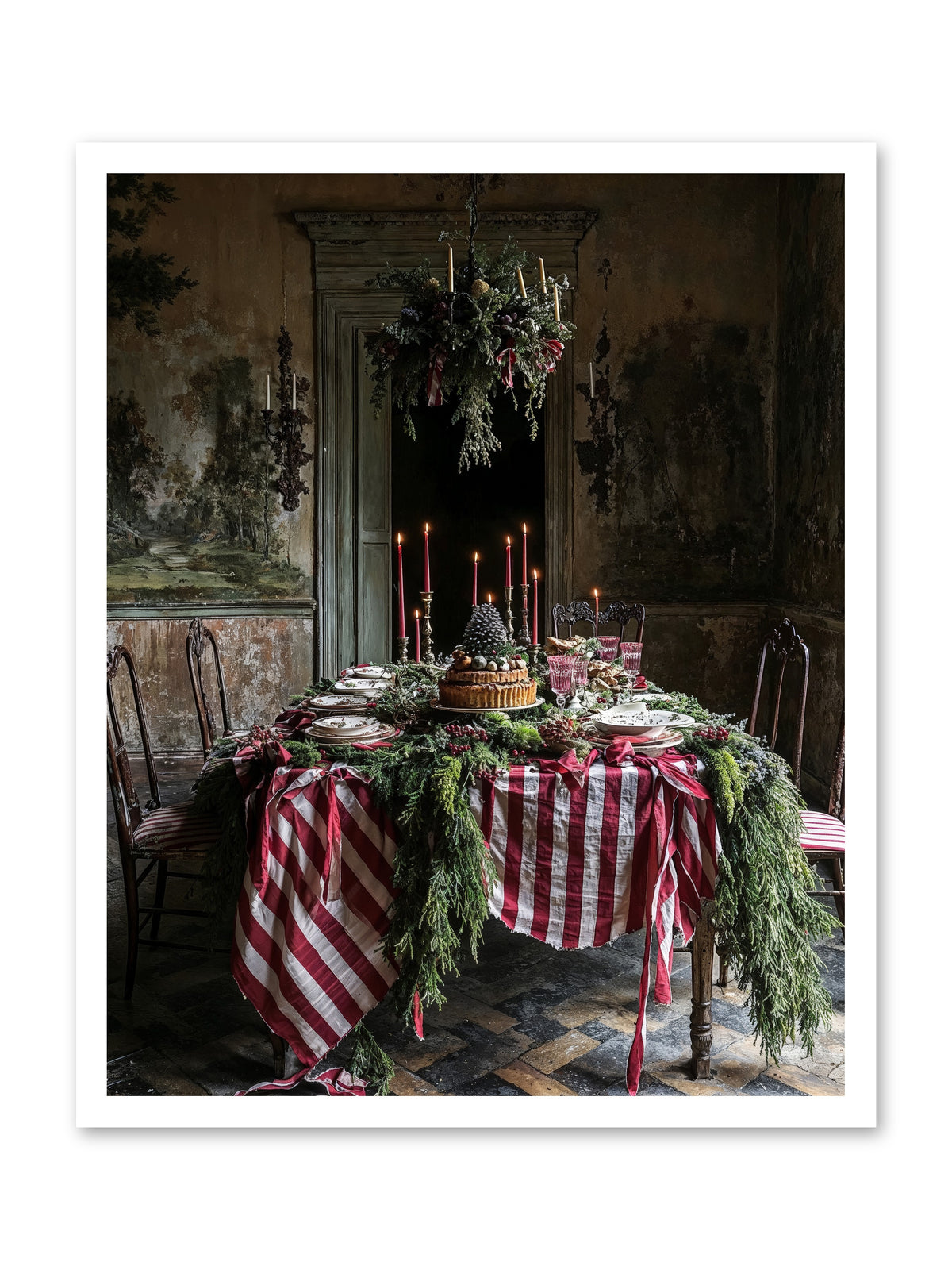 December's Grand Soirée -- Paper Print 24x30