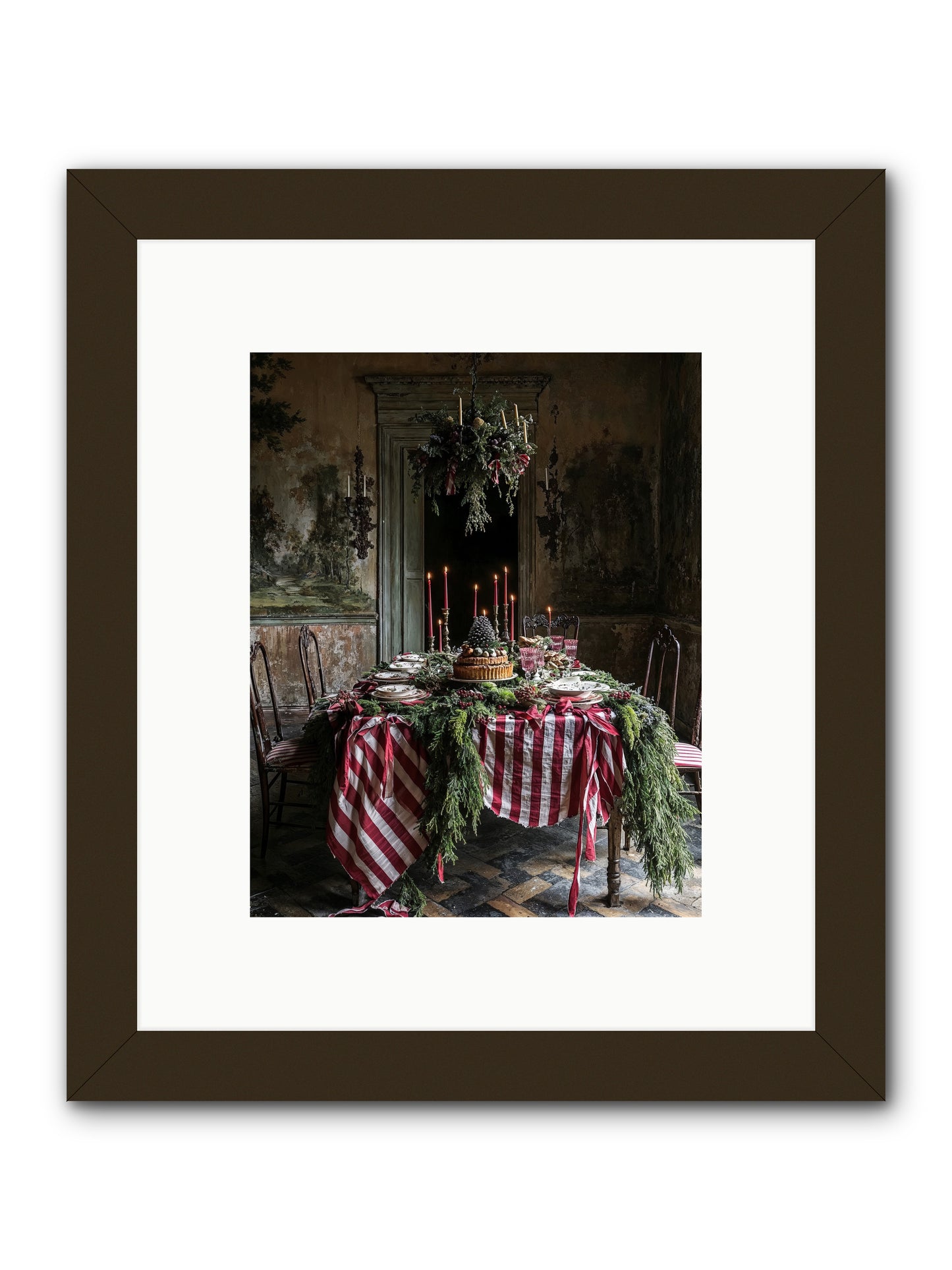 December's Grand Soirée -- Framed Print - Black 8x10