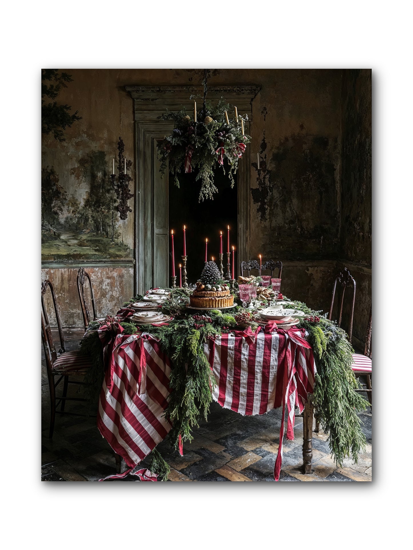 December's Grand Soirée -- Wrapped Canvas 8x10