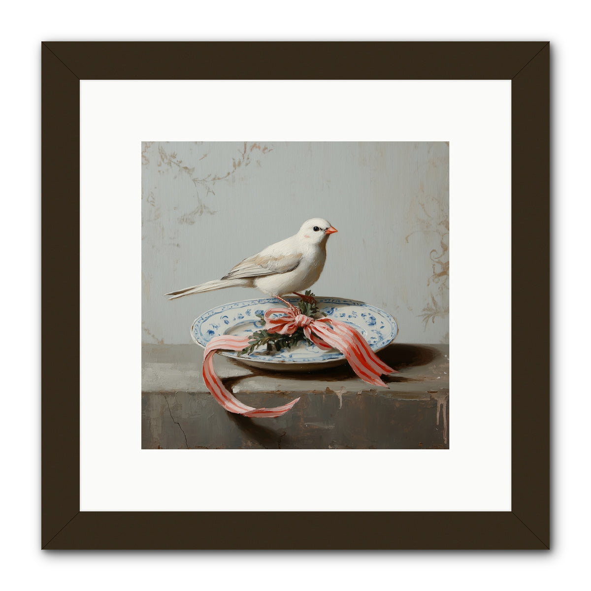 December's Sweet Melody -- Framed Print - Black 10x10