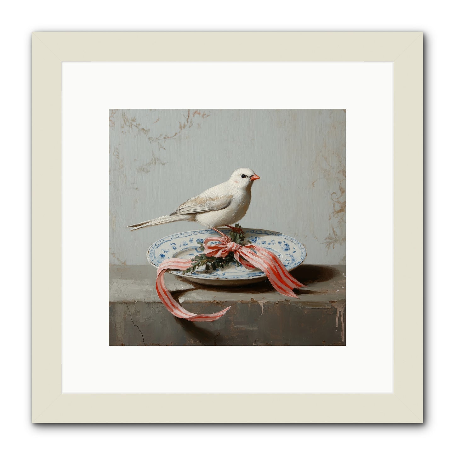December's Sweet Melody -- Framed Print - White 10x10