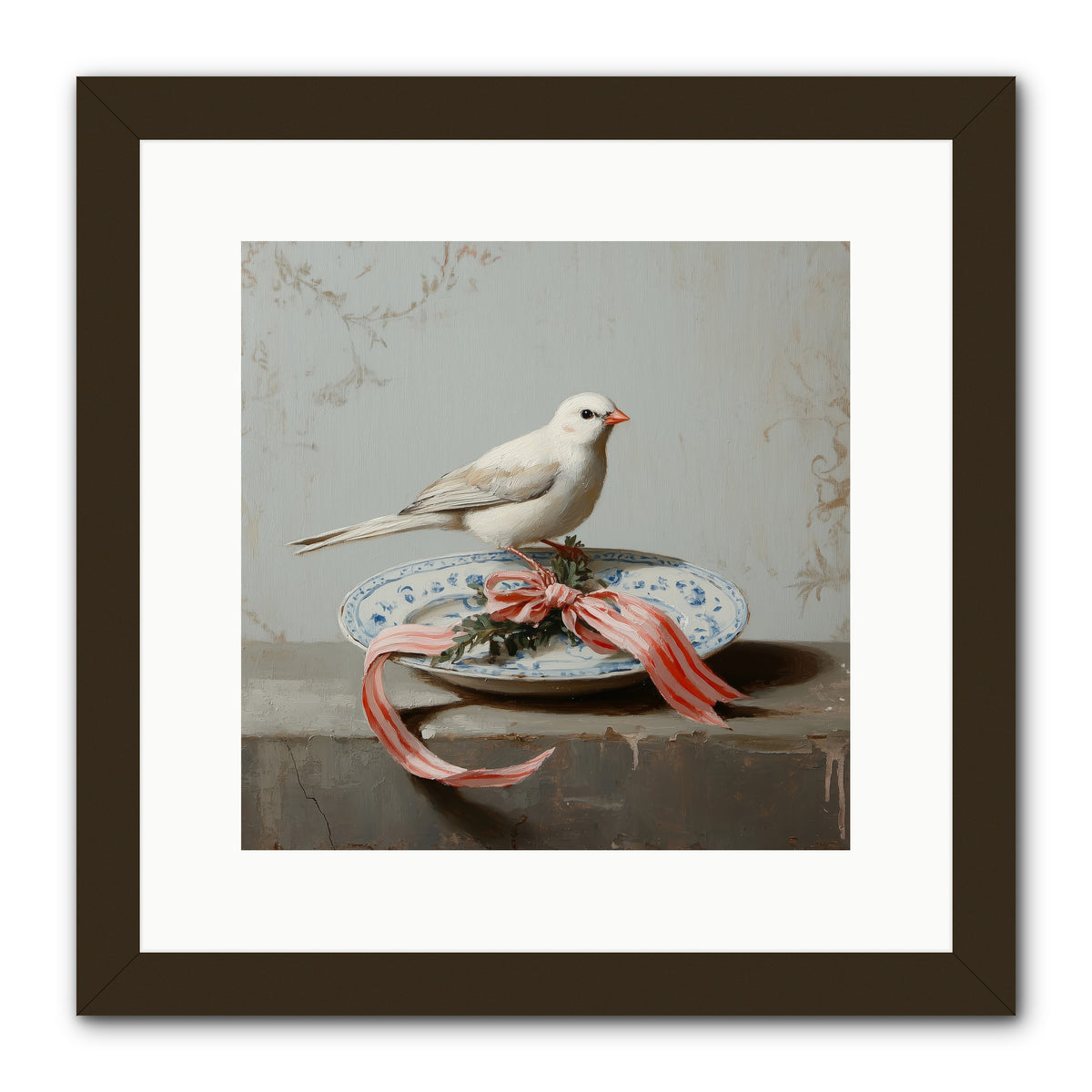 December's Sweet Melody -- Framed Print - Black 12x12