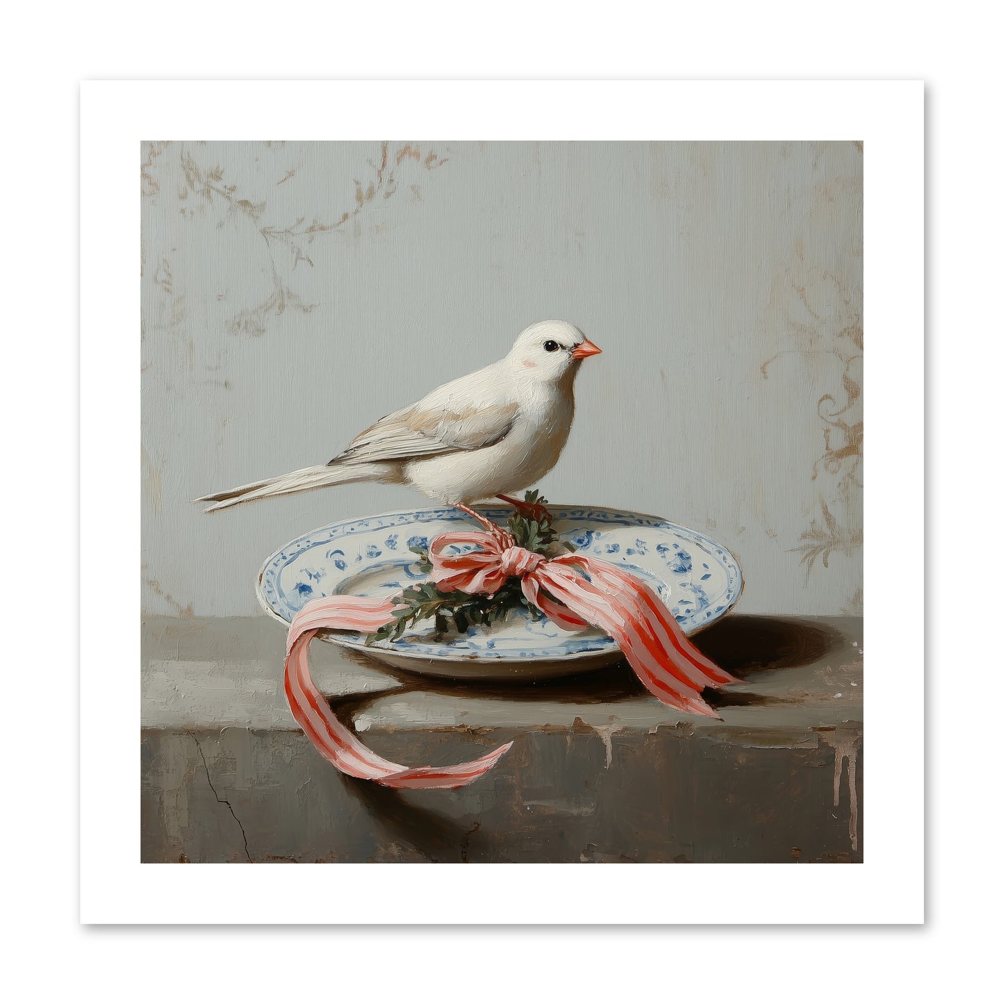 December's Sweet Melody -- Loose Canvas Print 12x12