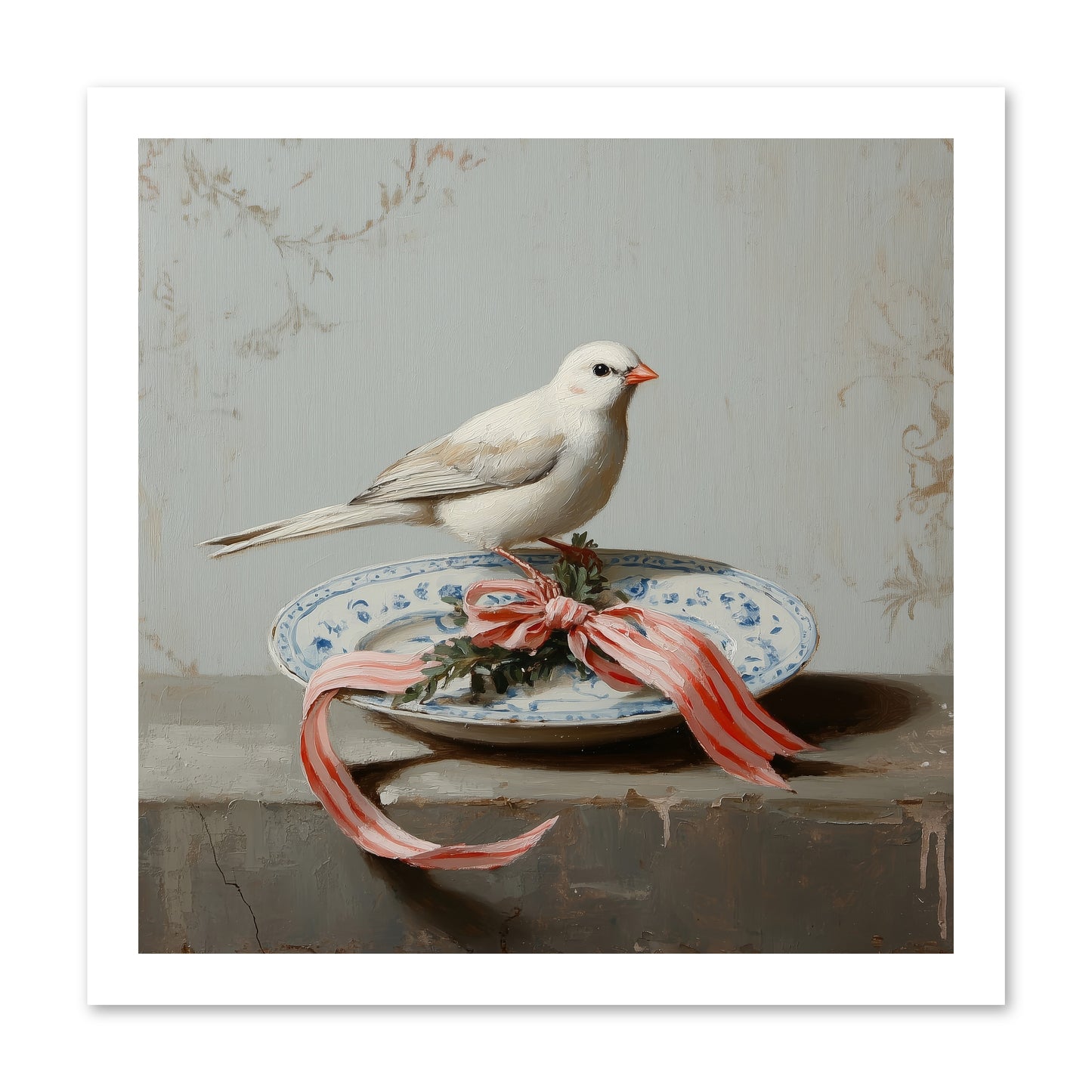 December's Sweet Melody -- Loose Canvas Print 16x16