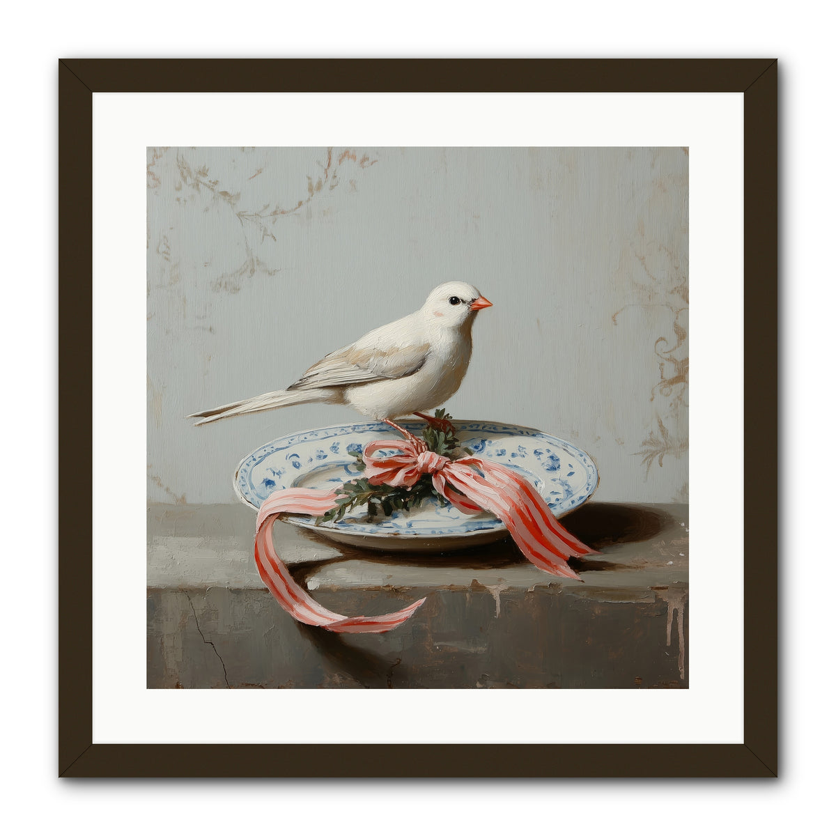 December's Sweet Melody -- Framed Print - Black 20x20