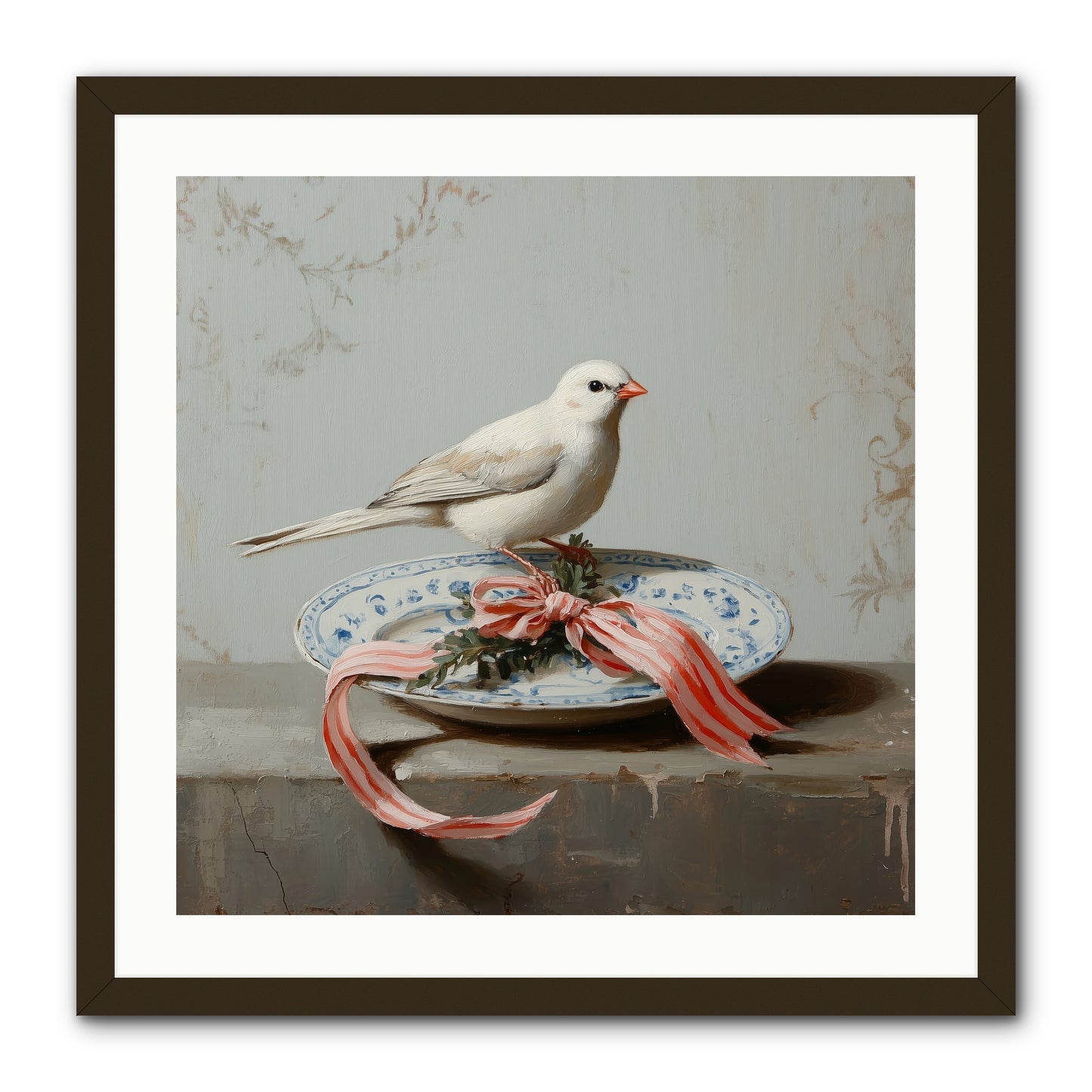 December's Sweet Melody -- Framed Print - Black 24x24