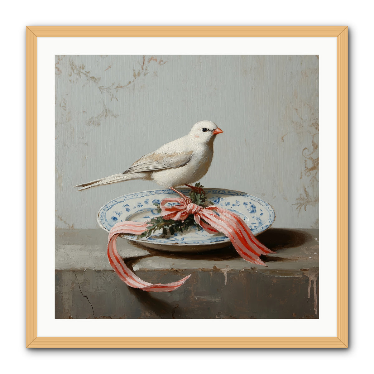 December's Sweet Melody -- Framed Print - Natural 30x30