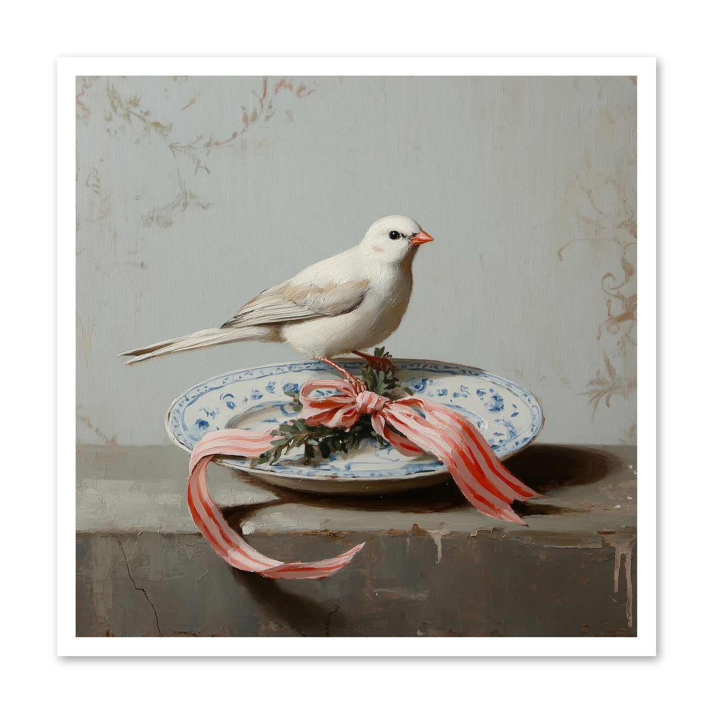 December's Sweet Melody -- Loose Canvas Print 30x30