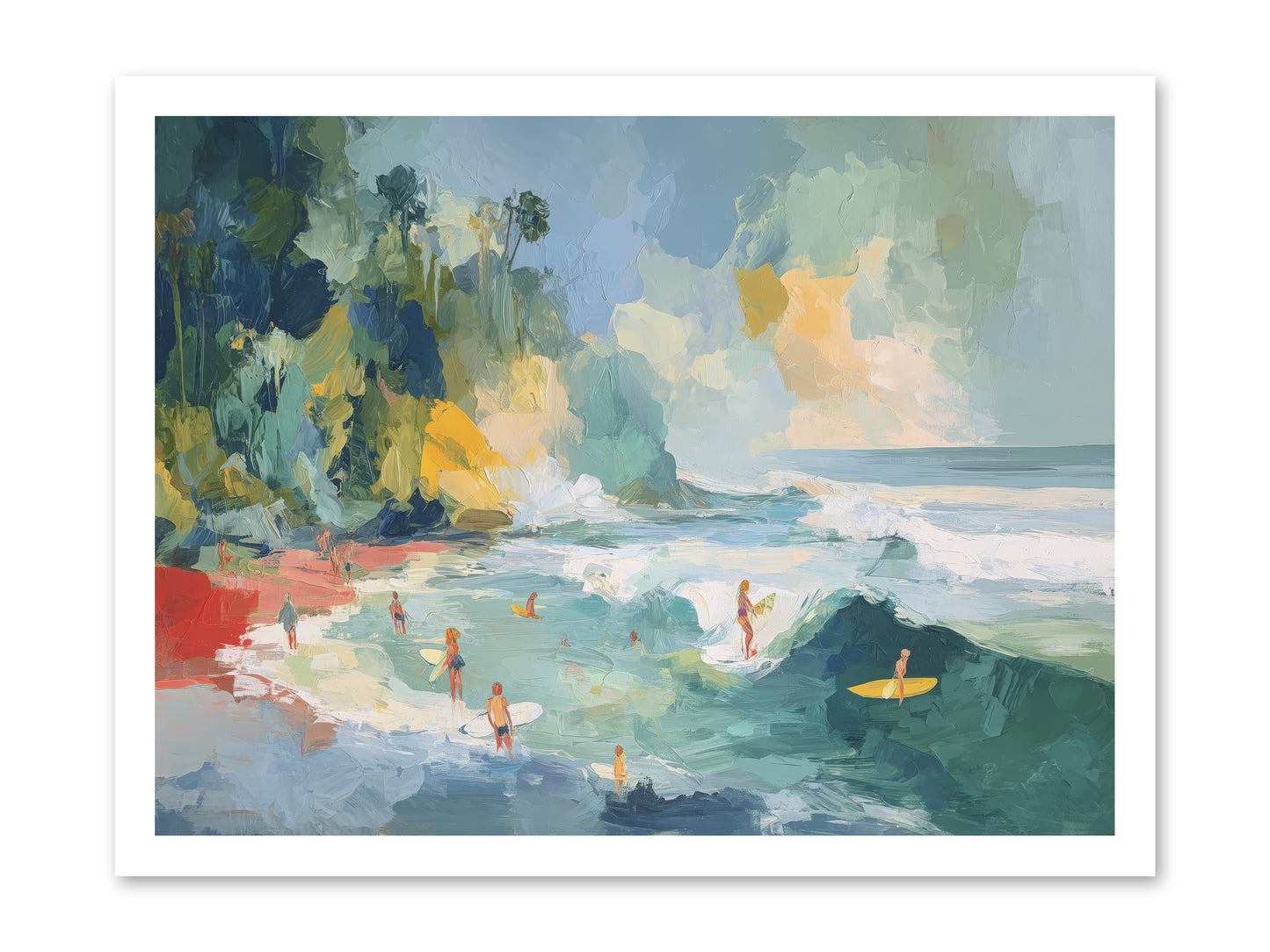 Deep Blue Beckoning -- Paper Print 24x18