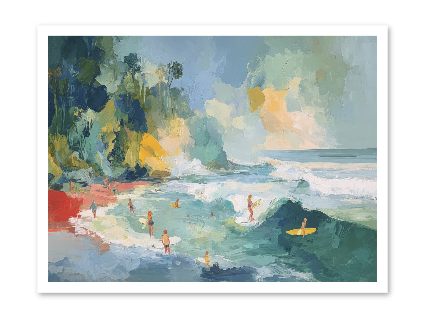 Deep Blue Beckoning -- Loose Canvas Print 32x24
