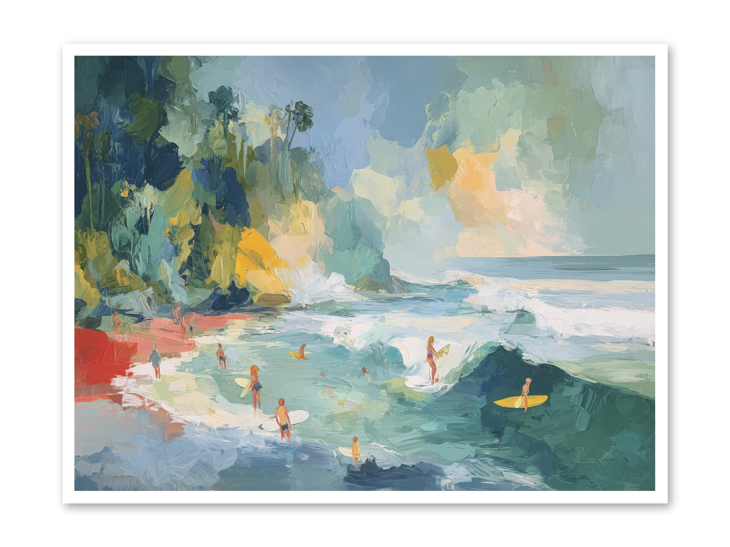 Deep Blue Beckoning -- Paper Print 48x36