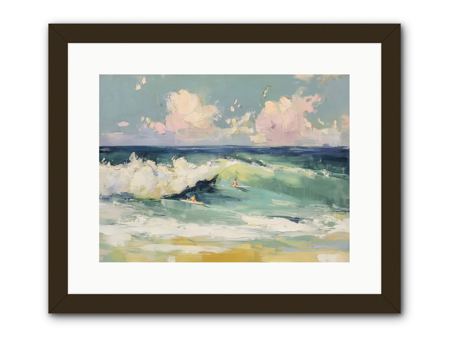 Deep Blue Calling -- Framed Print - Black 16x12