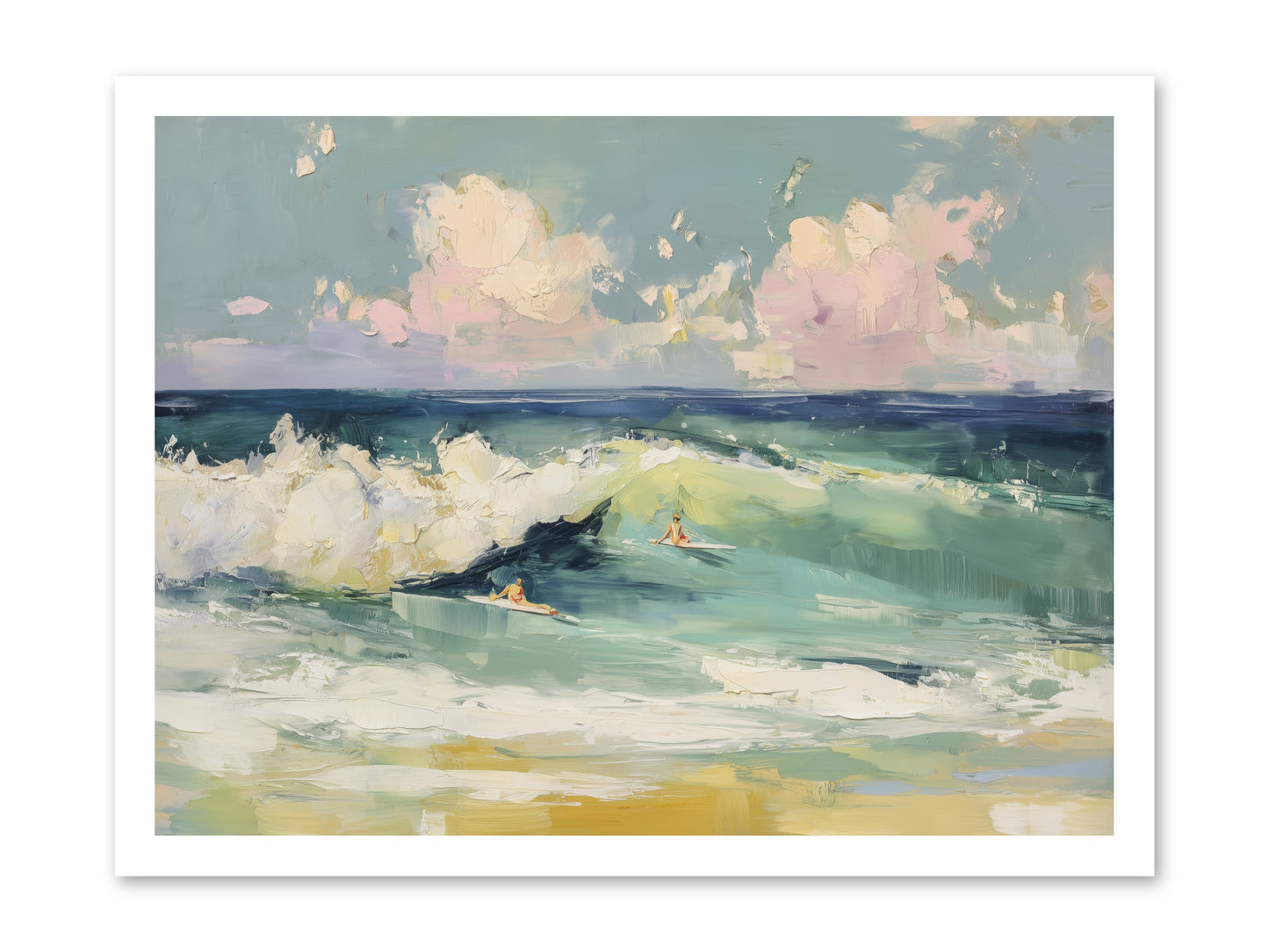 Deep Blue Calling -- Loose Canvas Print 24x18